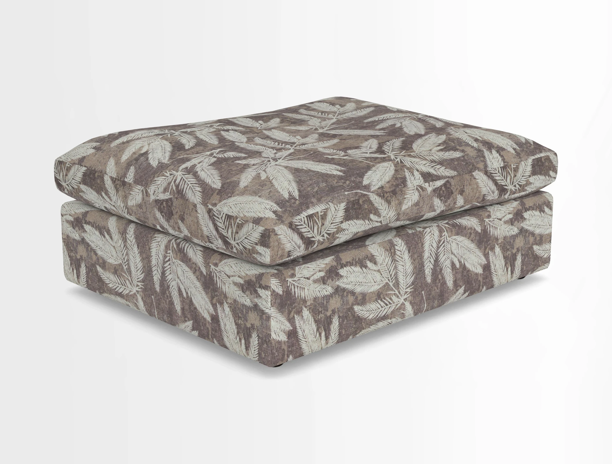 Big Softie Footstool in Two Tone Plain Biscuit