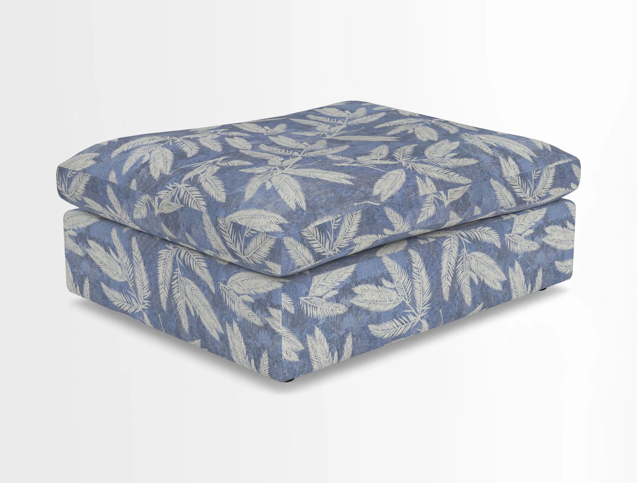 Big Softie Footstool in Two Tone Plain Biscuit