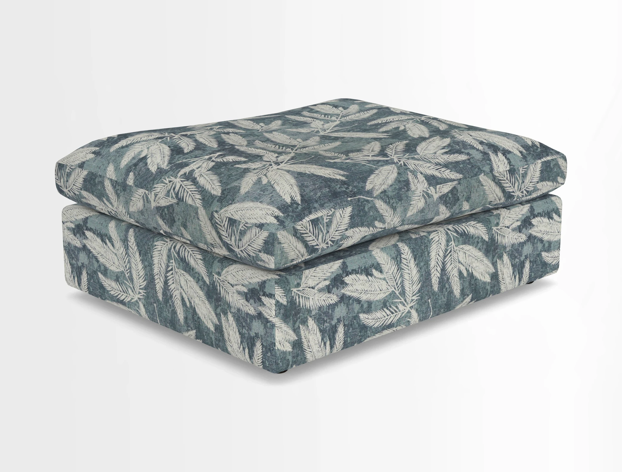 Big Softie Footstool in Two Tone Plain Biscuit