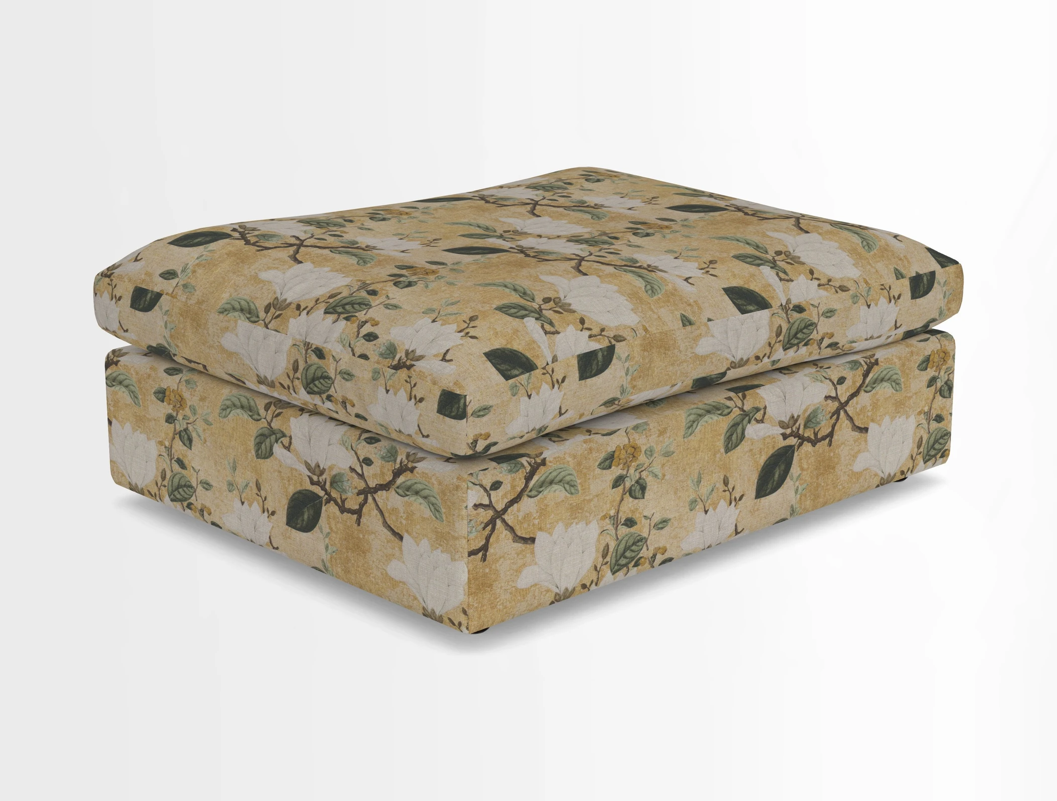 Big Softie Footstool in Two Tone Plain Biscuit