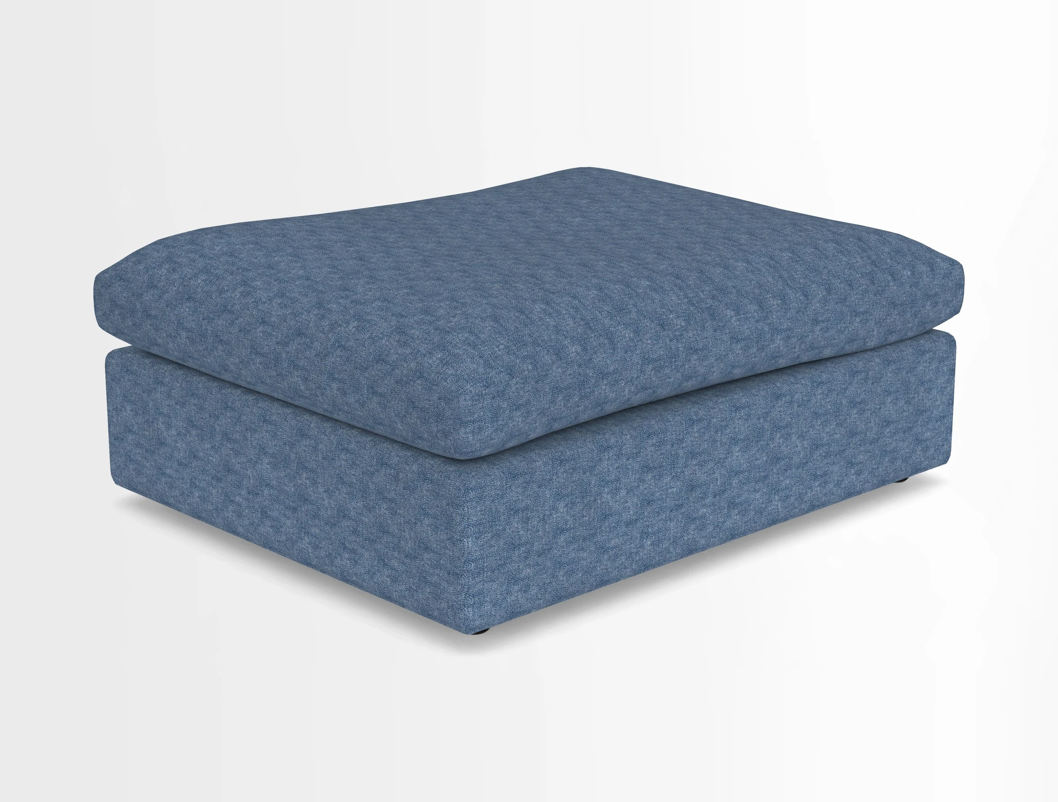 Big Softie Footstool in Two Tone Plain Biscuit