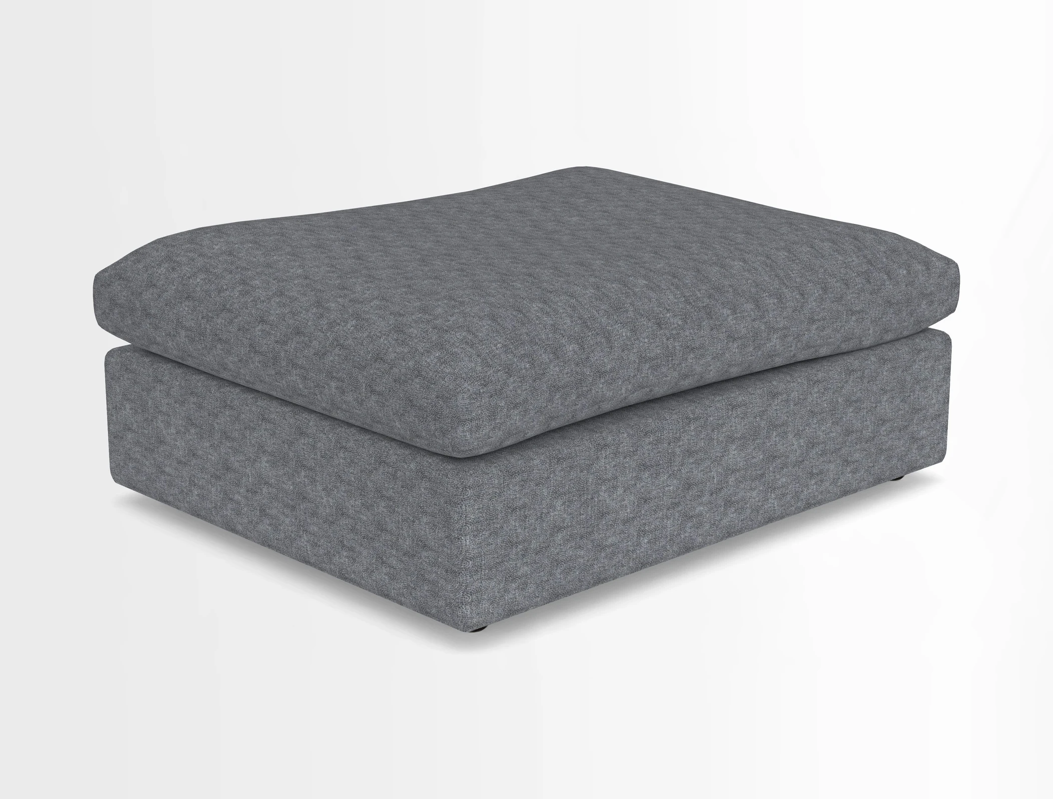 Big Softie Footstool in Two Tone Plain Biscuit