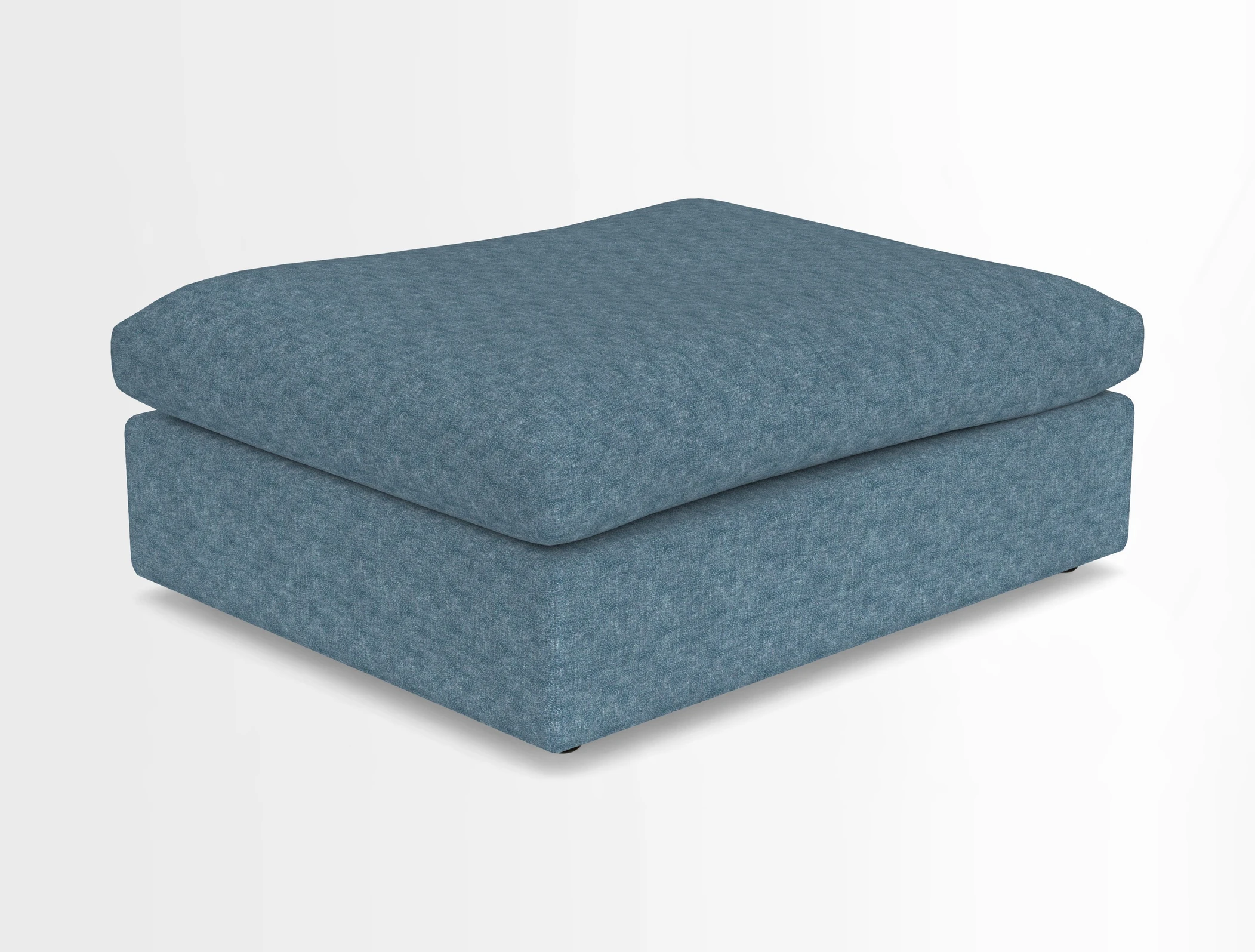 Big Softie Footstool in Two Tone Plain Biscuit
