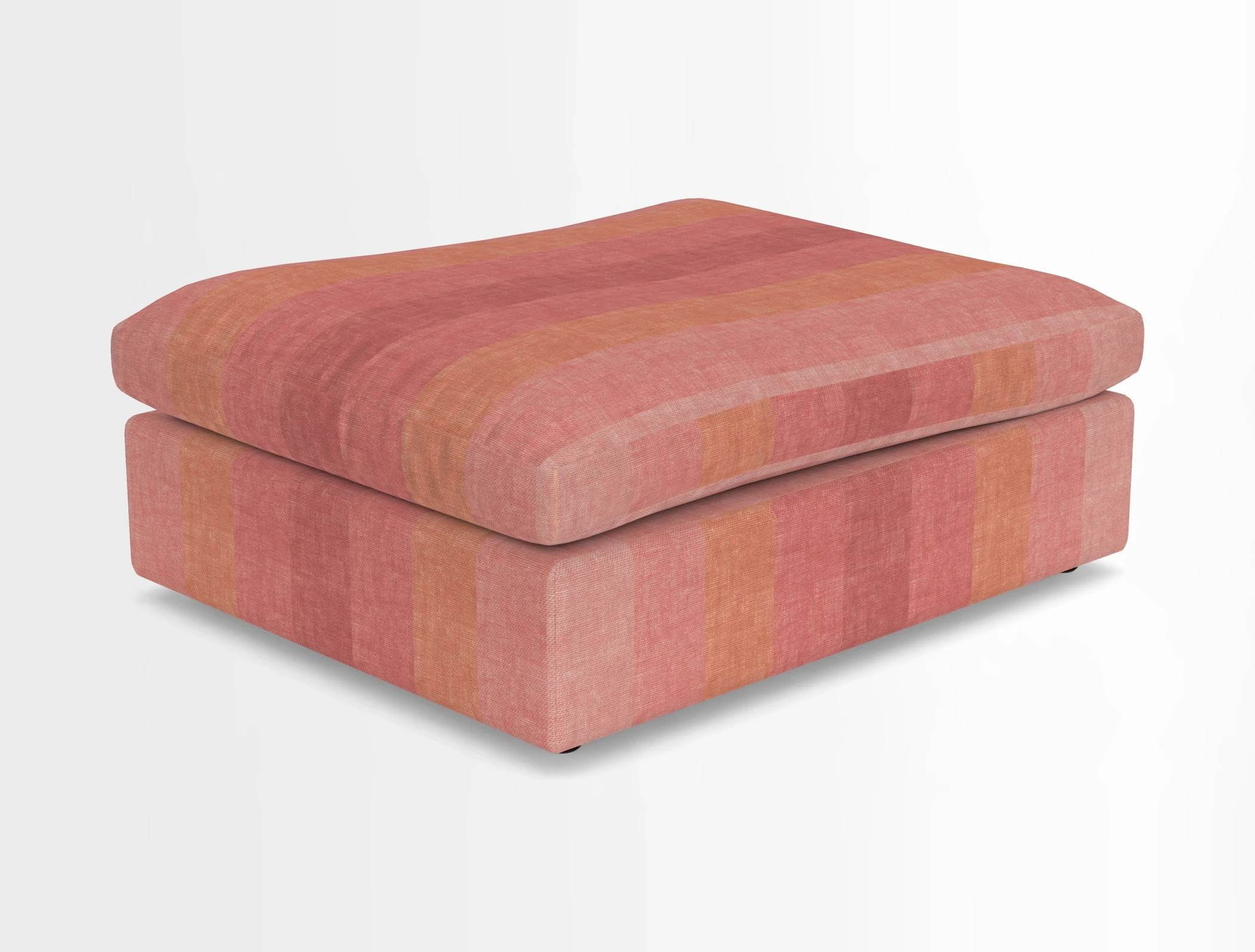 Big Softie Footstool in Two Tone Plain Biscuit