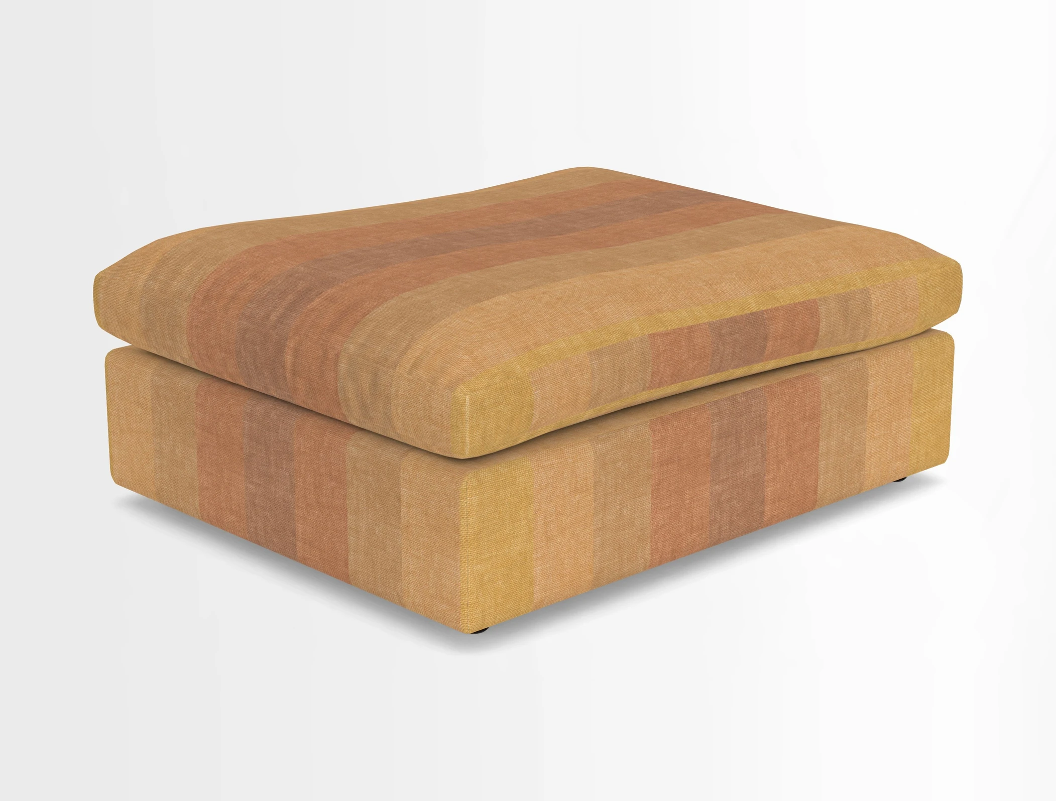 Big Softie Footstool in Two Tone Plain Biscuit