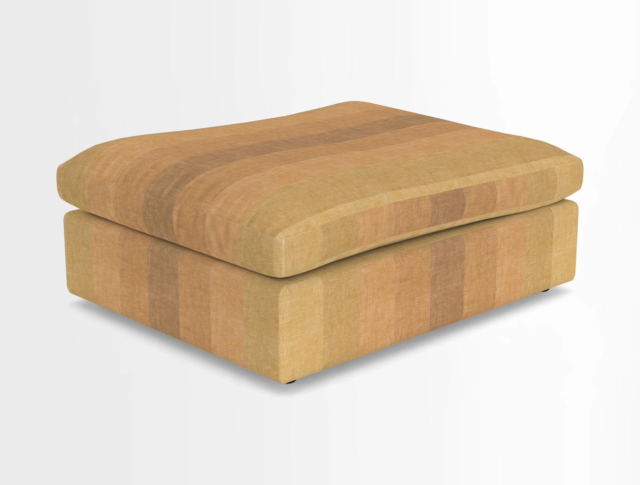 Big Softie Footstool in Two Tone Plain Biscuit