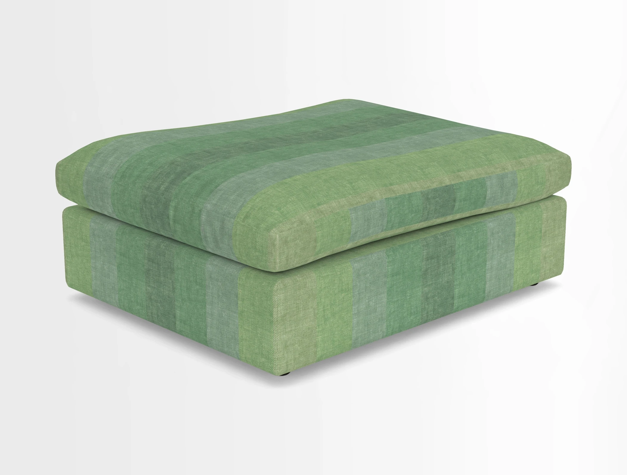 Big Softie Footstool in Two Tone Plain Biscuit