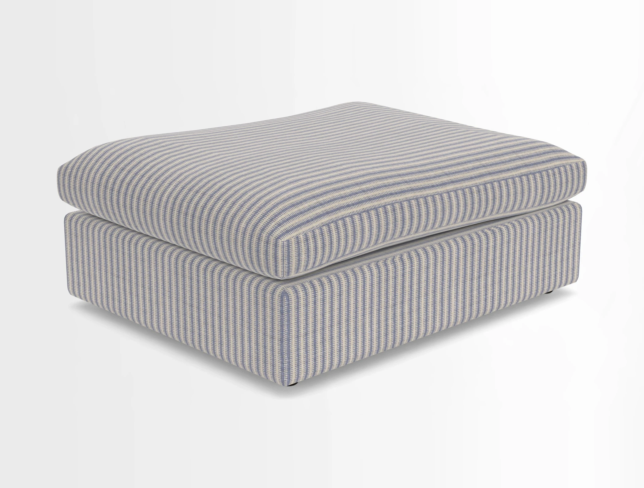 Big Softie Footstool in Two Tone Plain Biscuit