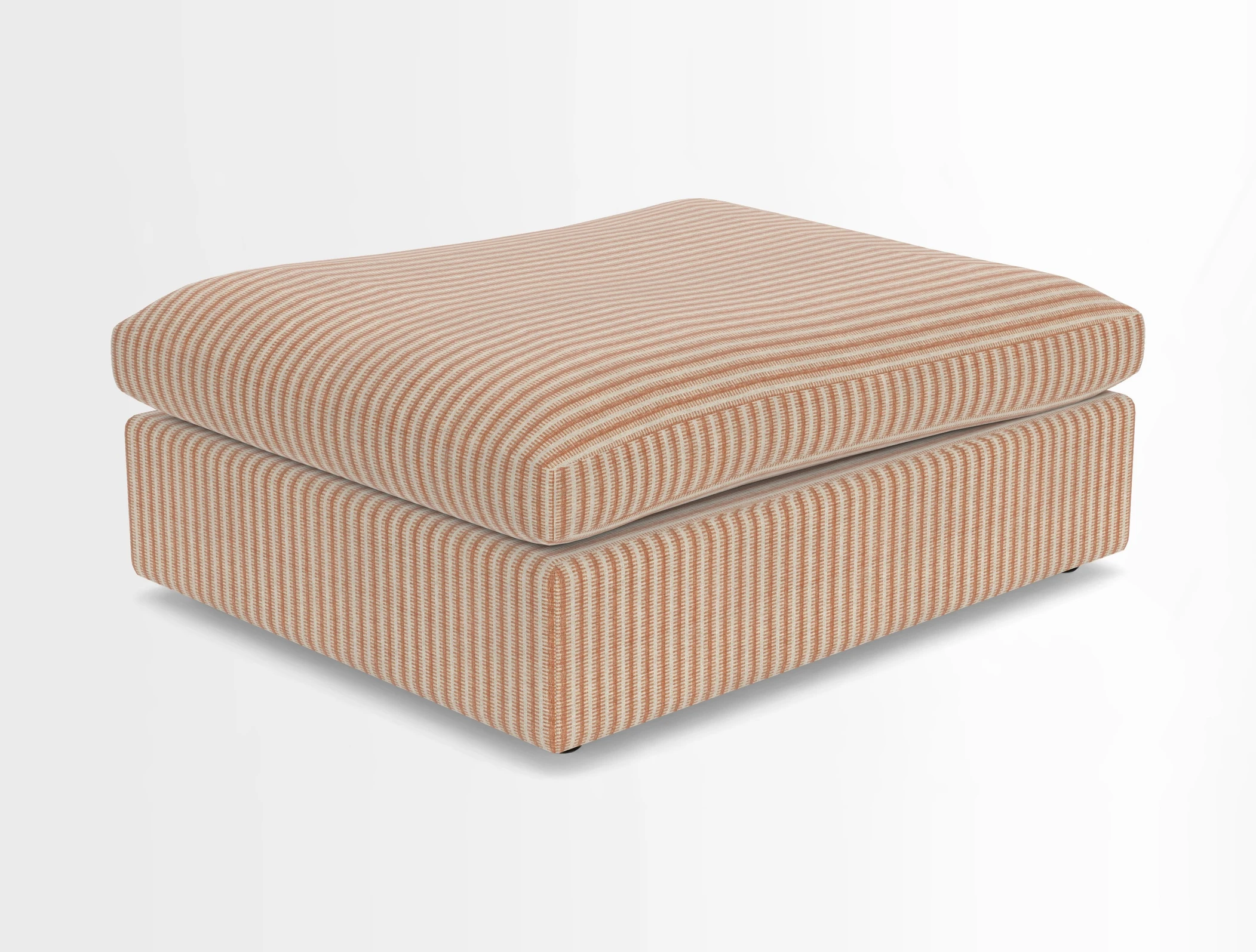 Big Softie Footstool in Two Tone Plain Biscuit
