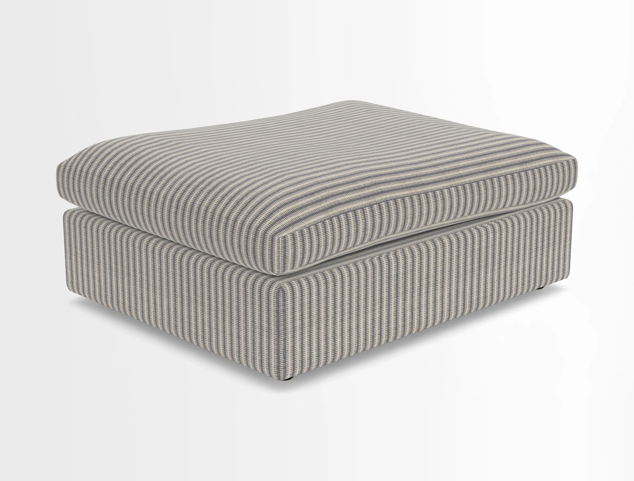 Big Softie Footstool in Two Tone Plain Biscuit