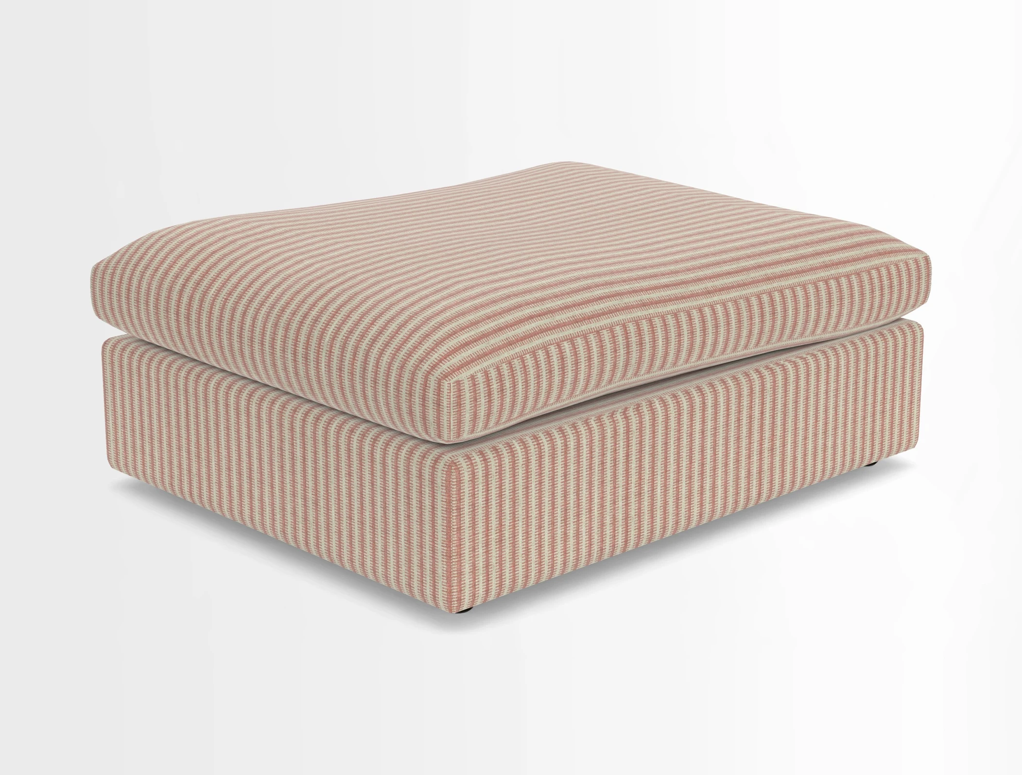 Big Softie Footstool in Two Tone Plain Biscuit