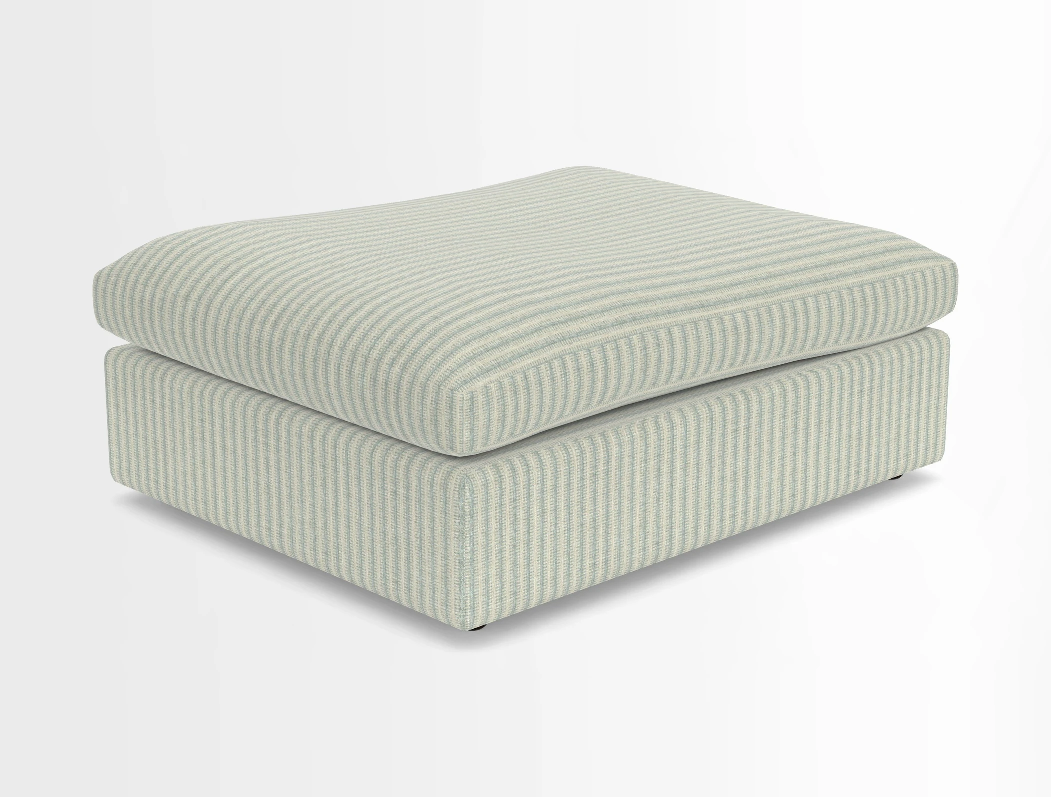 Big Softie Footstool in Two Tone Plain Biscuit