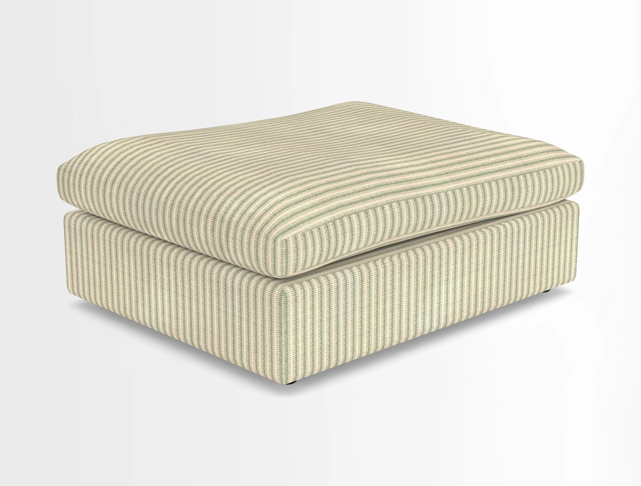 Big Softie Footstool in Two Tone Plain Biscuit