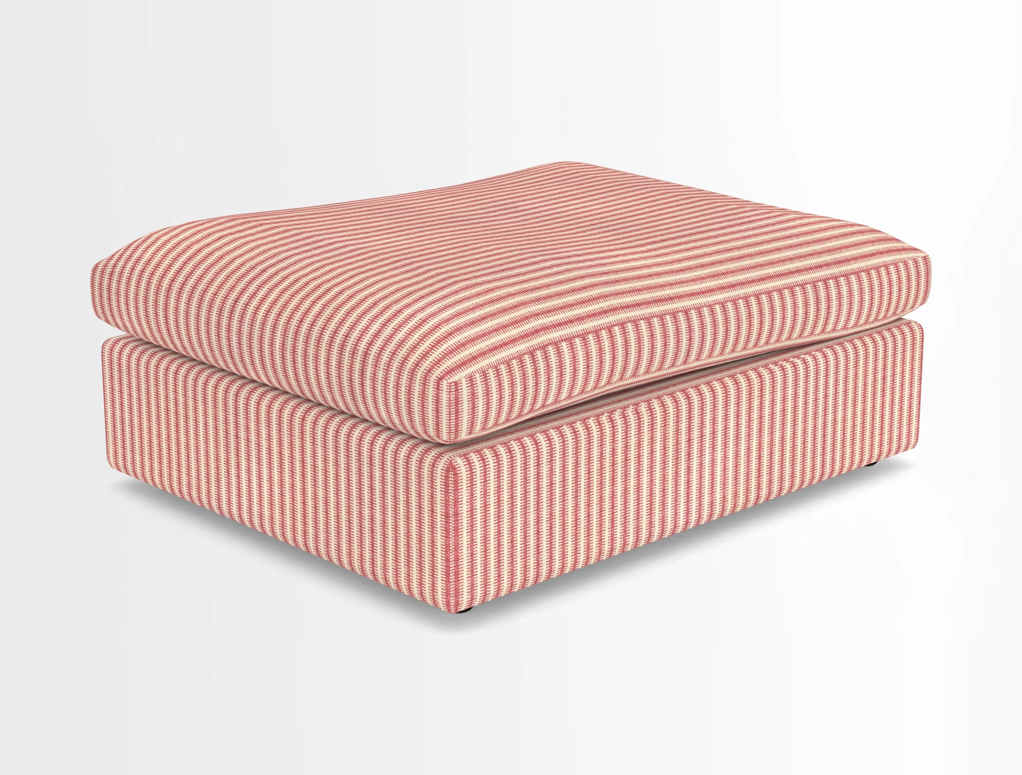 Big Softie Footstool in Two Tone Plain Biscuit