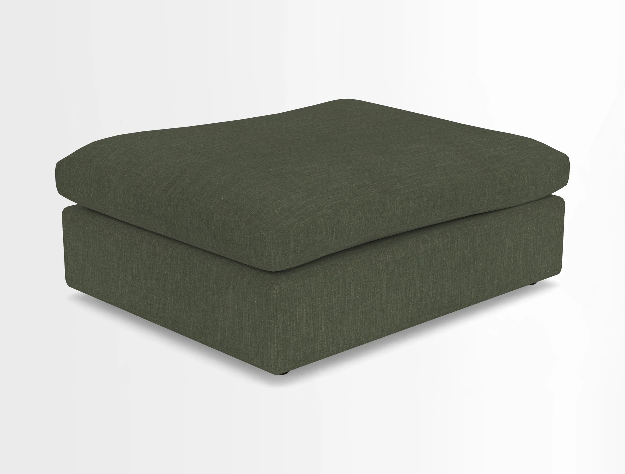 Big Softie Footstool in Two Tone Plain Biscuit