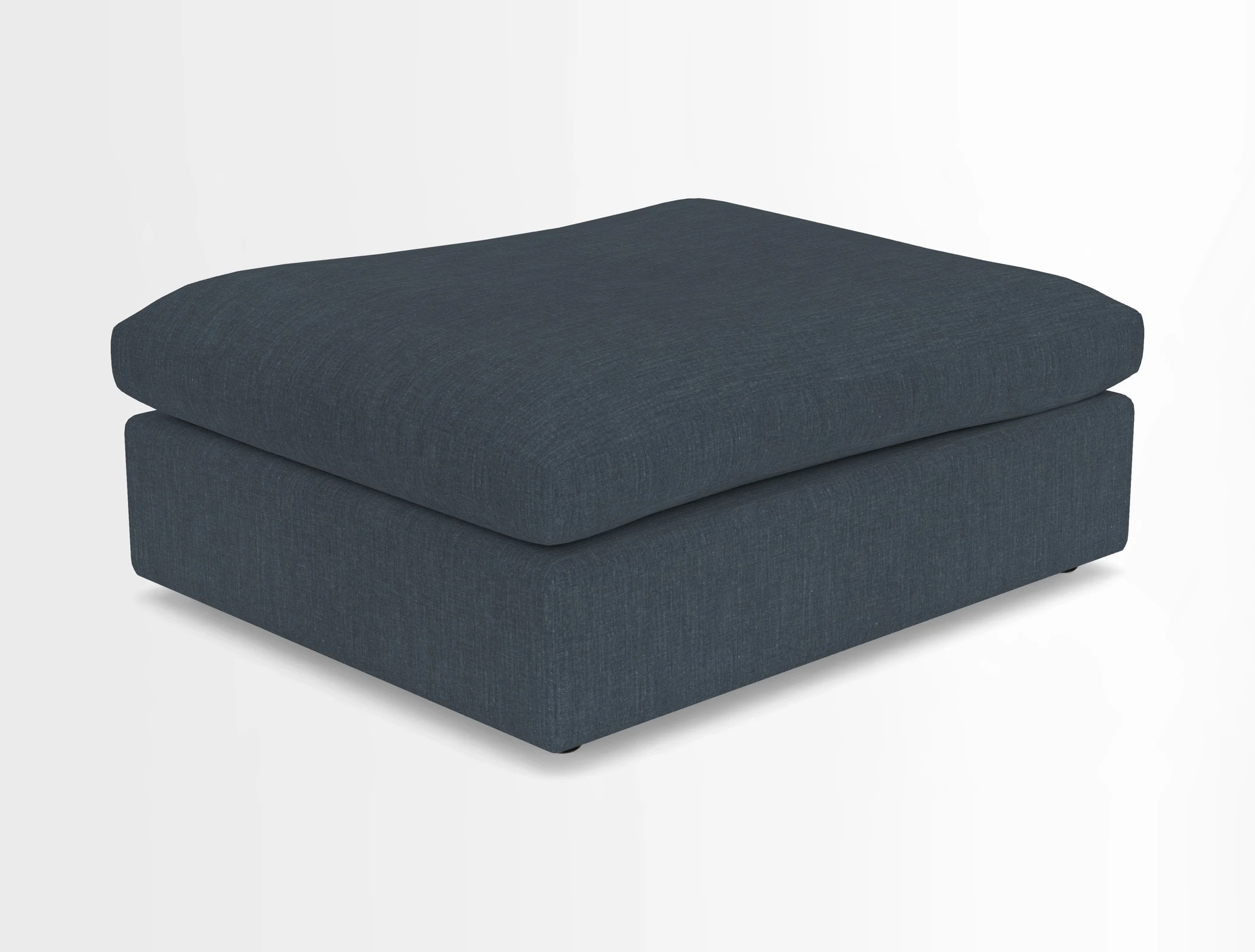 Big Softie Footstool in Two Tone Plain Biscuit