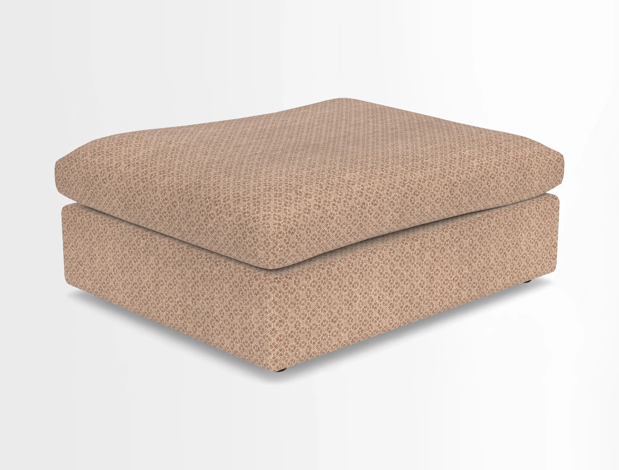 Big Softie Footstool in Two Tone Plain Biscuit