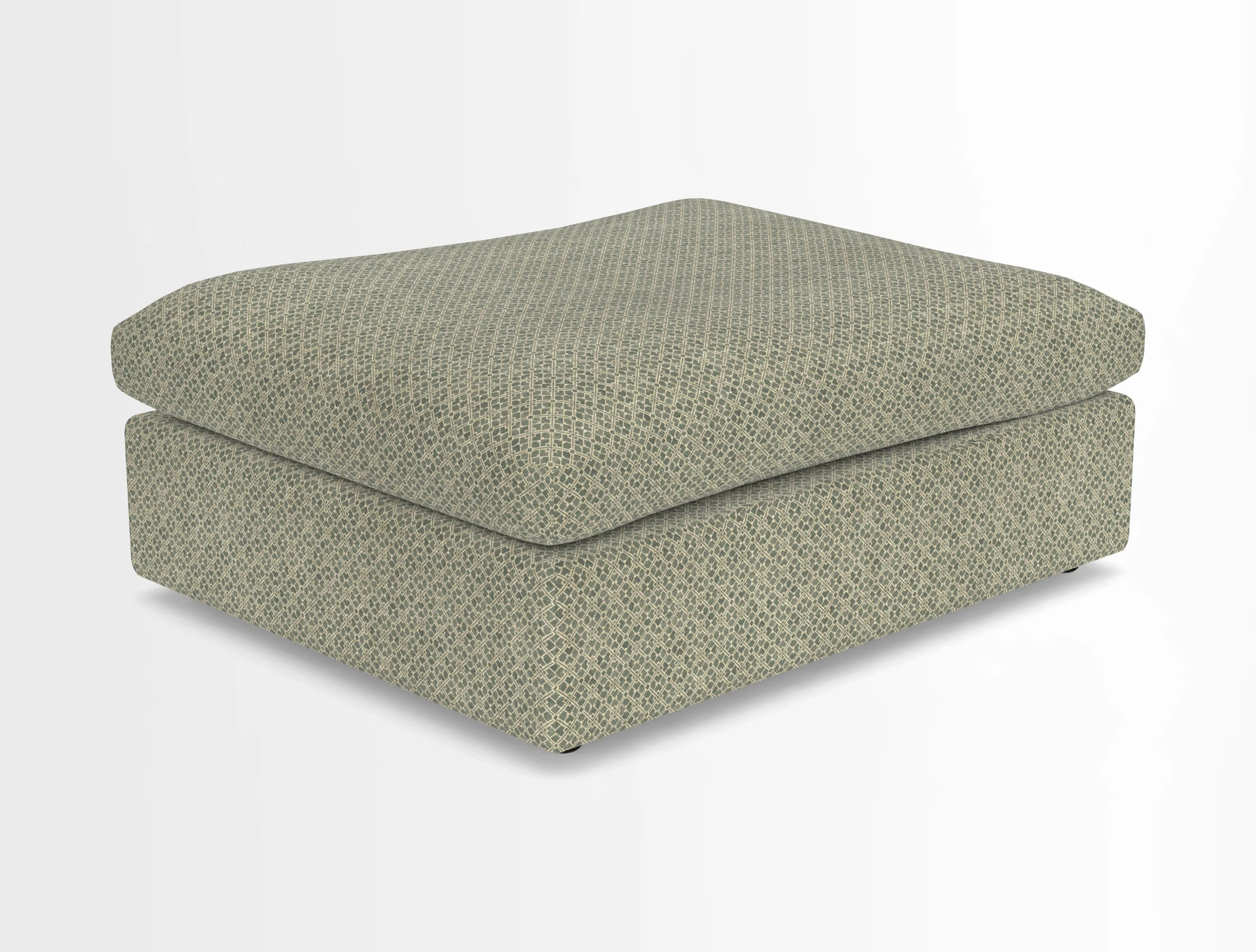 Big Softie Footstool in Two Tone Plain Biscuit