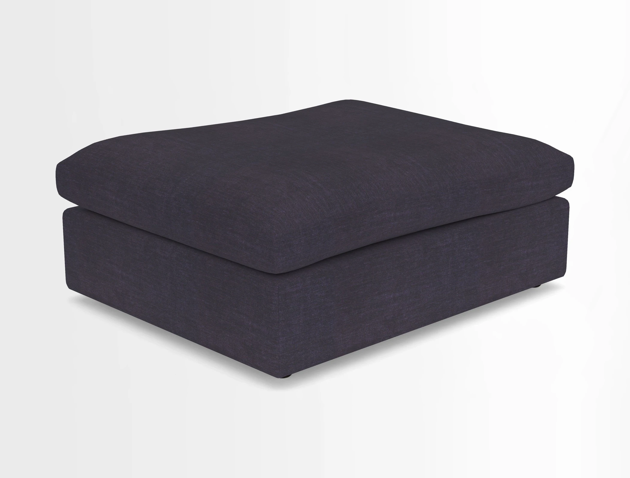 Big Softie Footstool in Two Tone Plain Biscuit