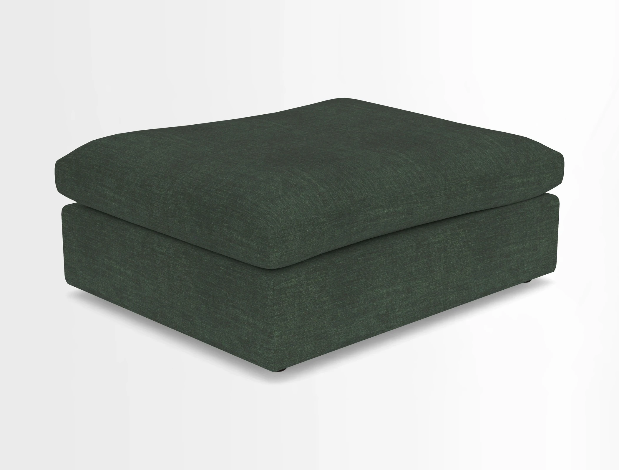 Big Softie Footstool in Two Tone Plain Biscuit