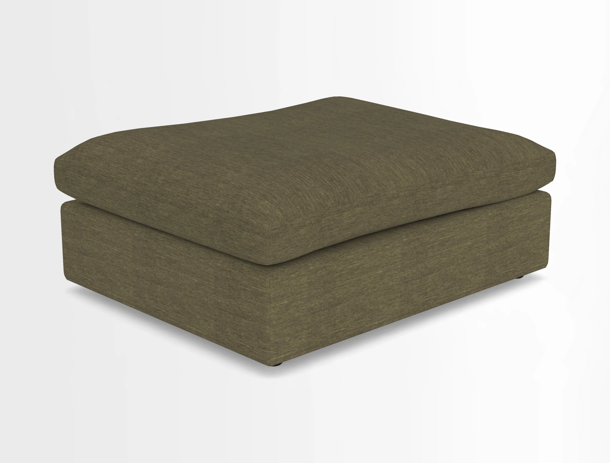 Big Softie Footstool in Two Tone Plain Biscuit