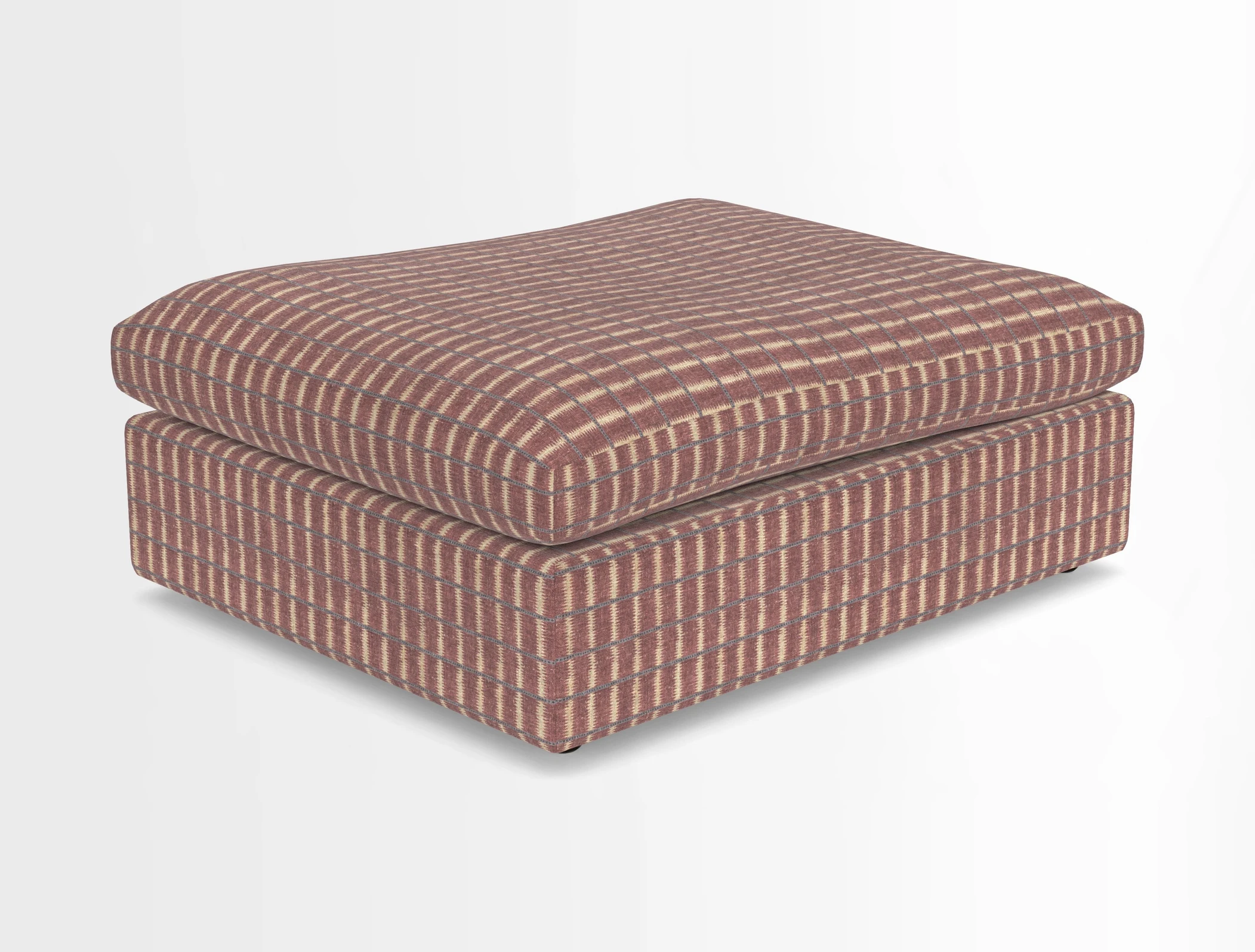 Big Softie Footstool in Two Tone Plain Biscuit