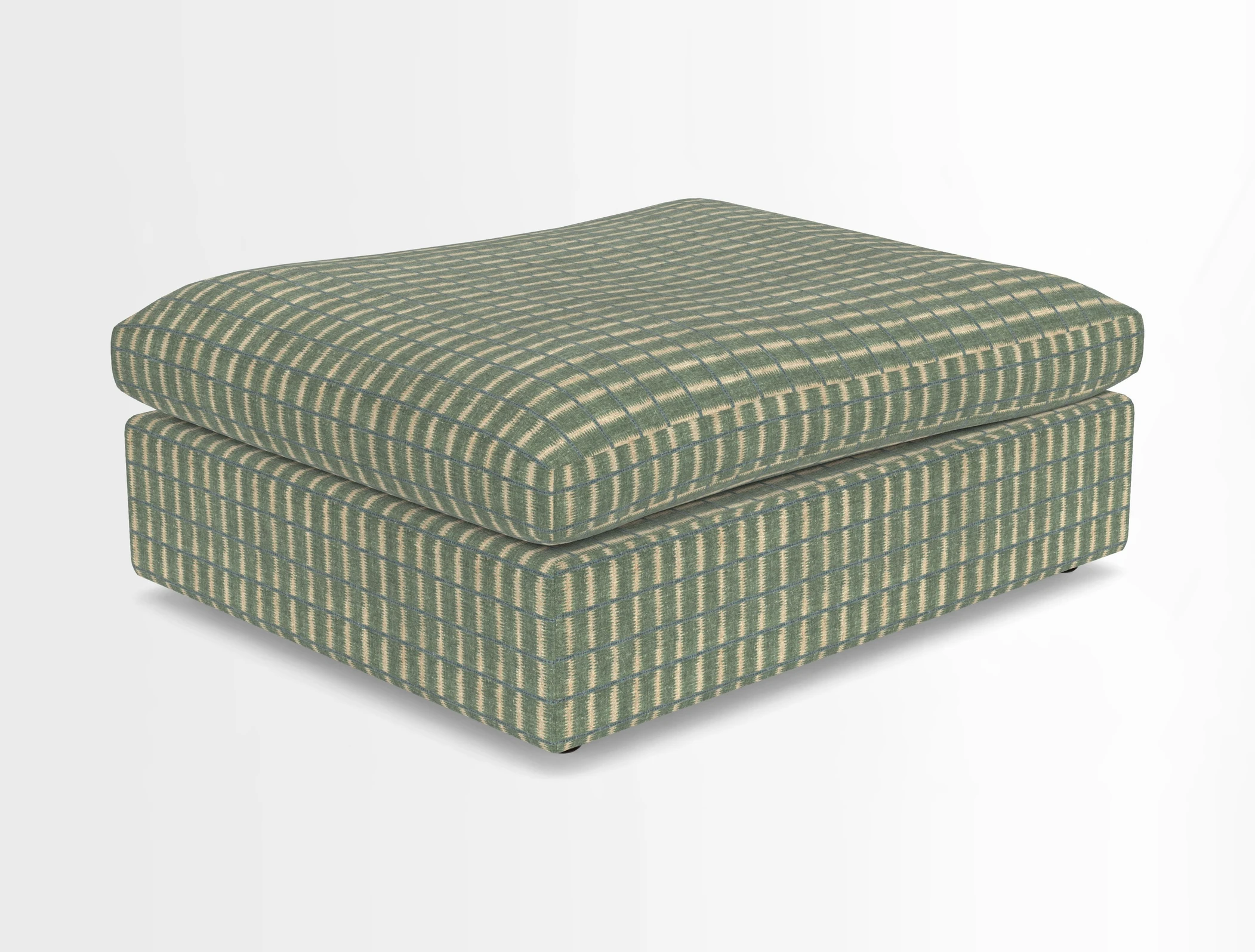 Big Softie Footstool in Two Tone Plain Biscuit