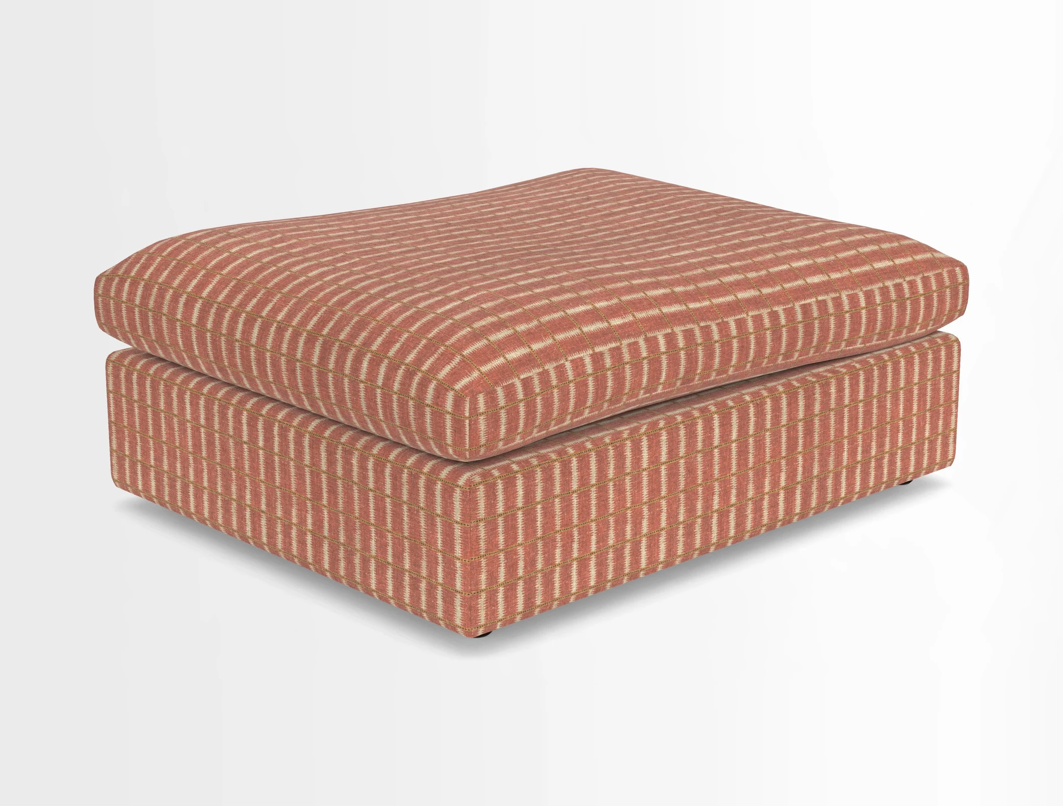 Big Softie Footstool in Two Tone Plain Biscuit