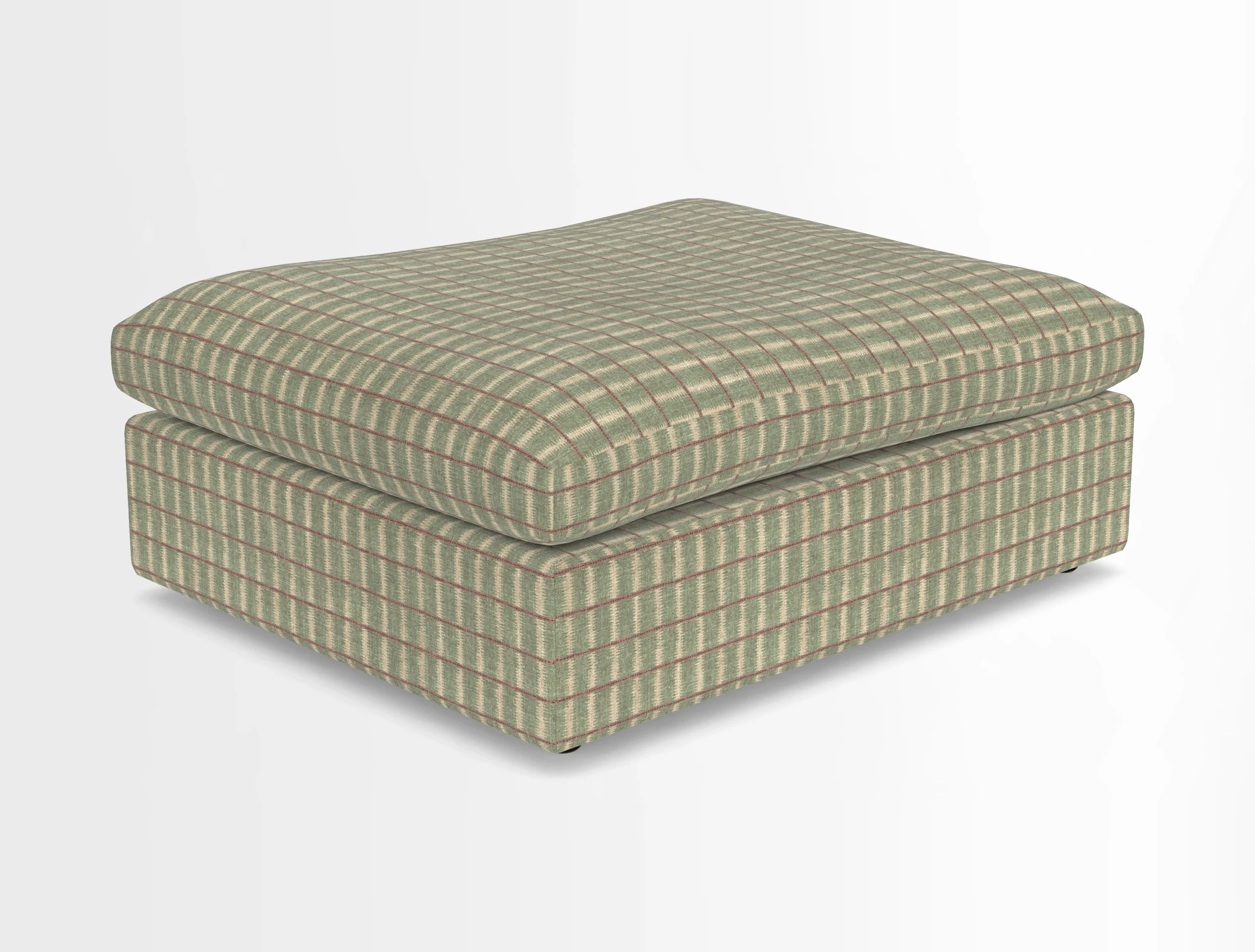 Big Softie Footstool in Two Tone Plain Biscuit