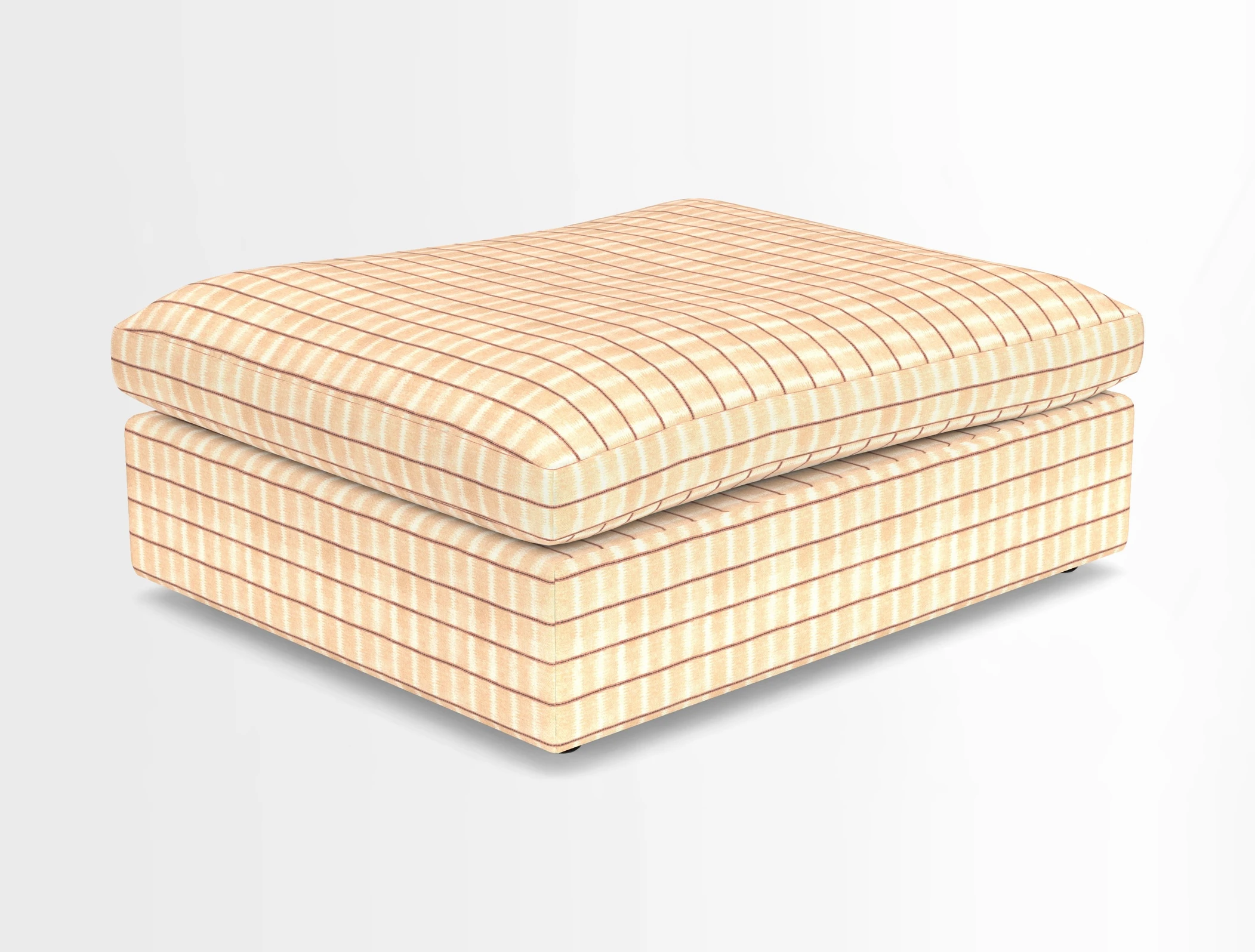 Big Softie Footstool in Two Tone Plain Biscuit