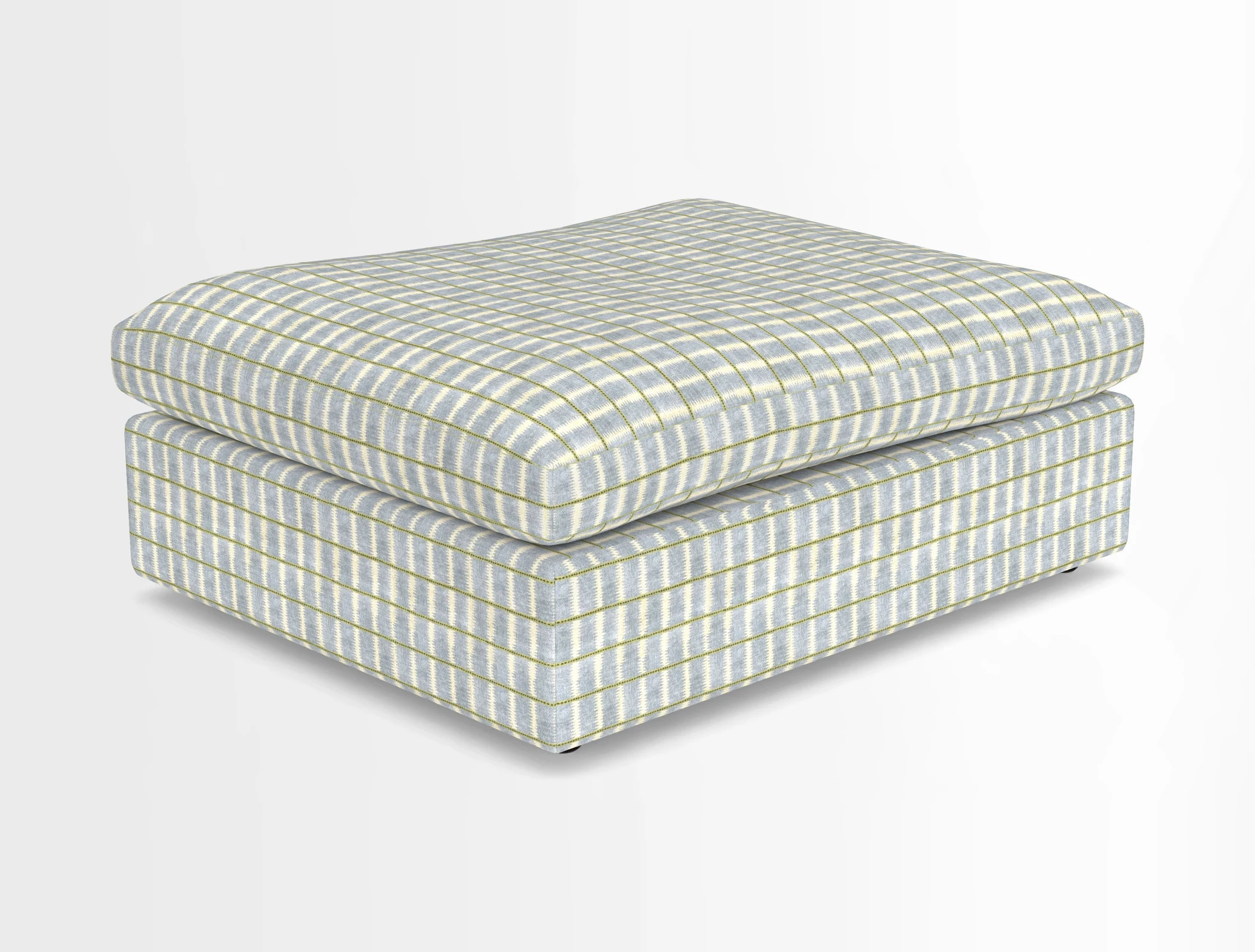 Big Softie Footstool in Two Tone Plain Biscuit