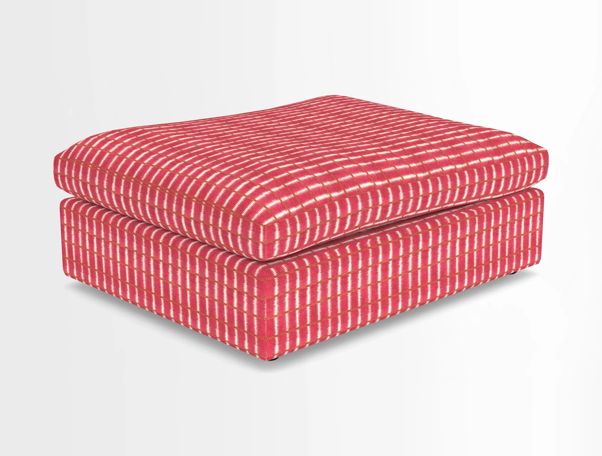 Big Softie Footstool in Two Tone Plain Biscuit