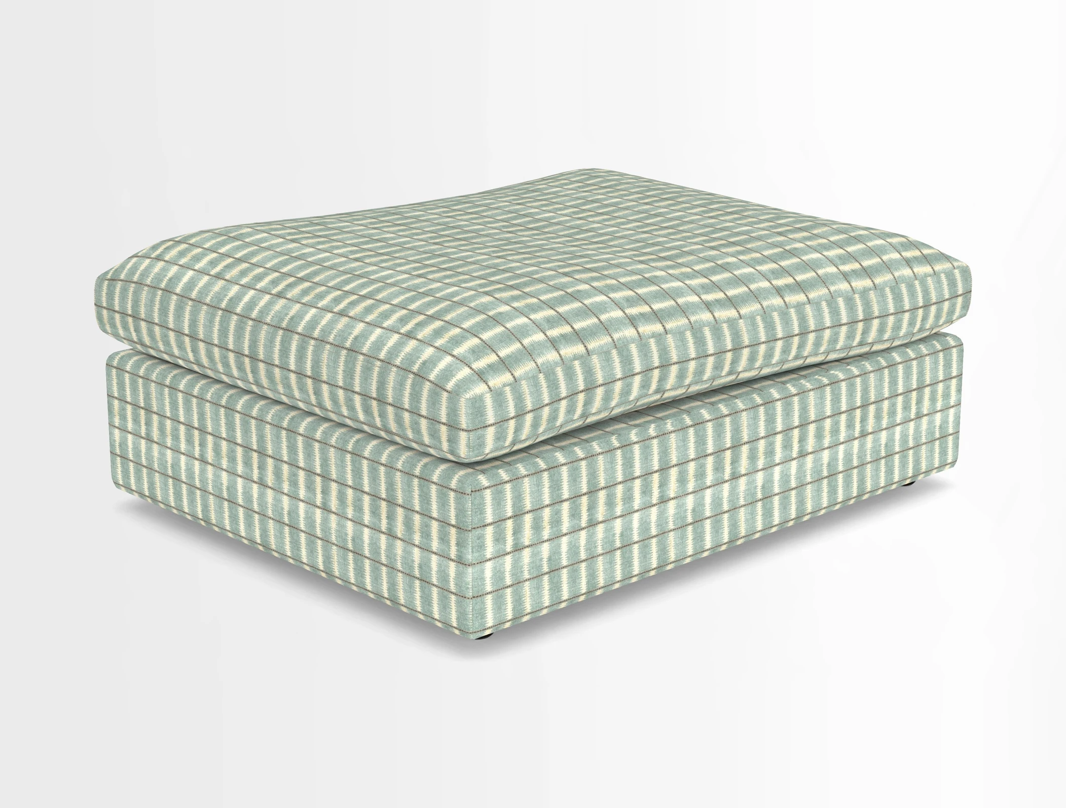 Big Softie Footstool in Two Tone Plain Biscuit