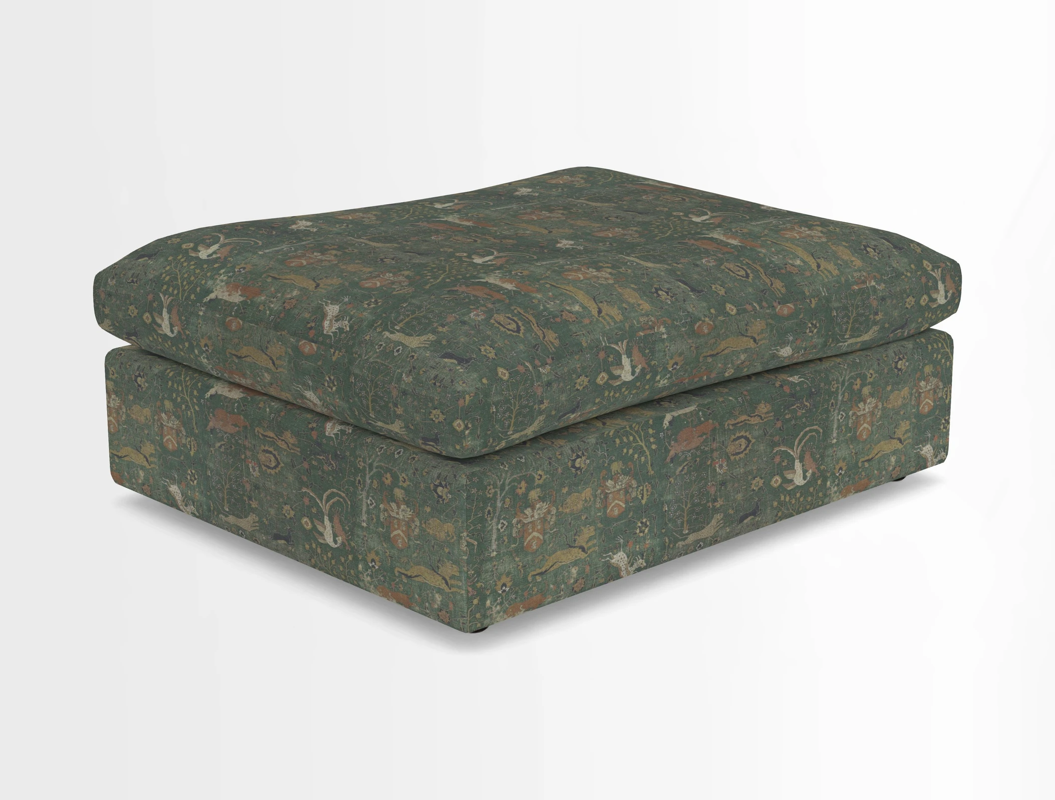 Big Softie Footstool in Two Tone Plain Biscuit