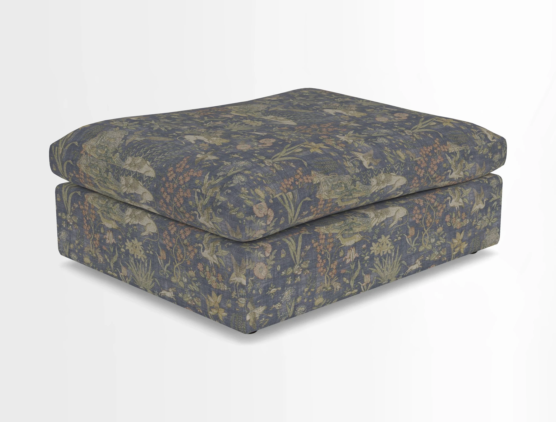 Big Softie Footstool in Two Tone Plain Biscuit