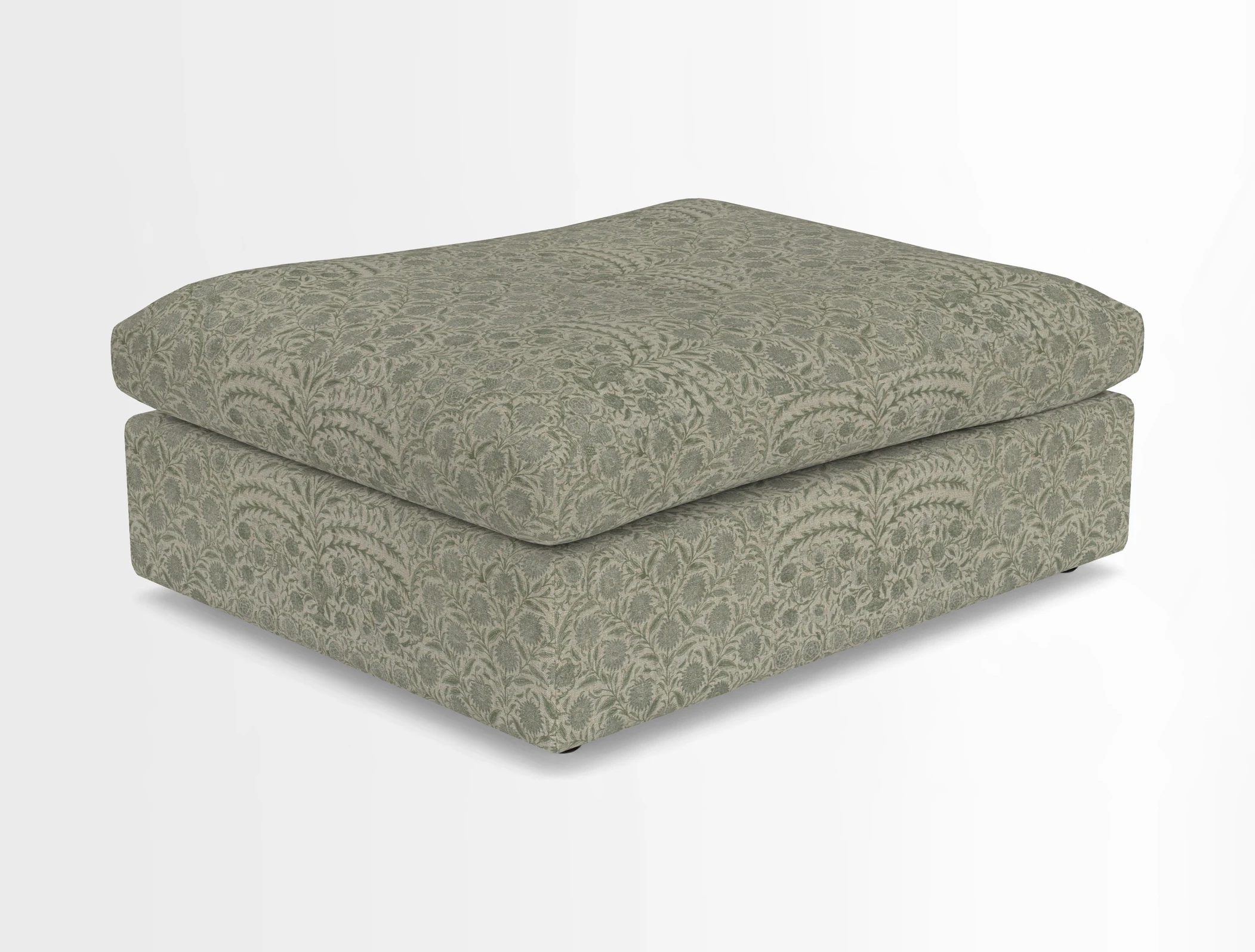 Big Softie Footstool in Two Tone Plain Biscuit