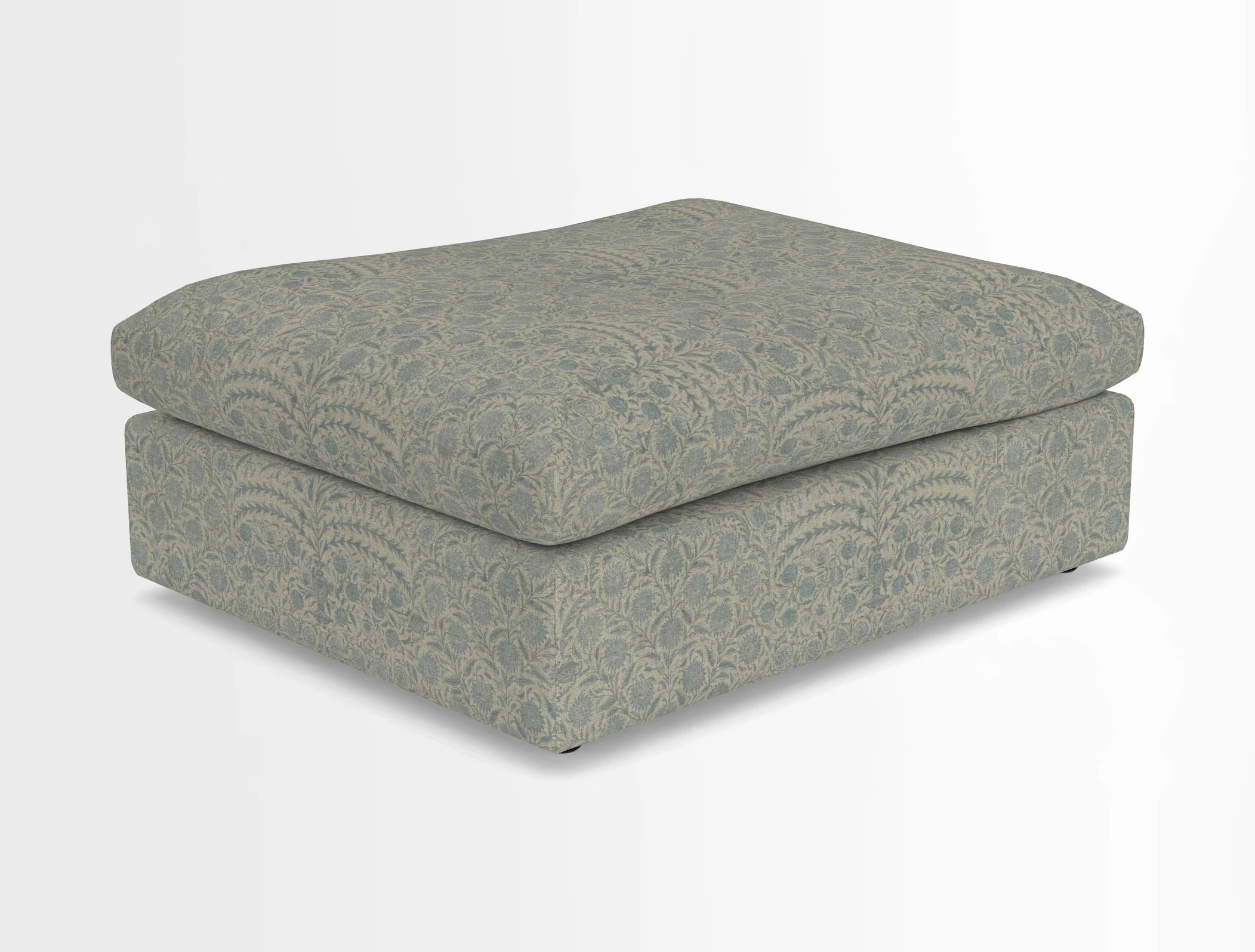 Big Softie Footstool in Two Tone Plain Biscuit