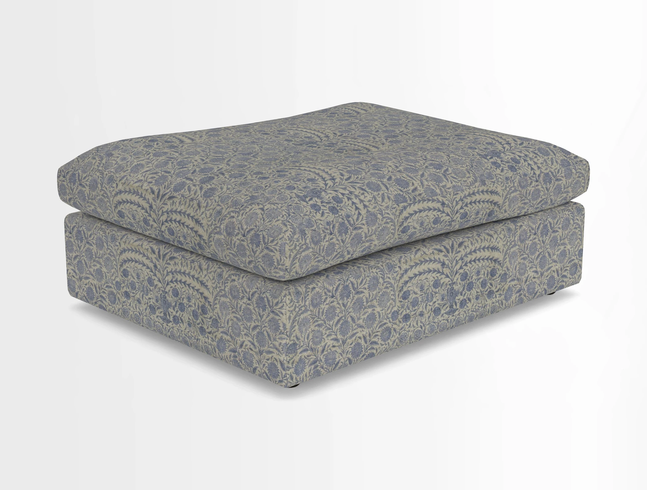 Big Softie Footstool in Two Tone Plain Biscuit