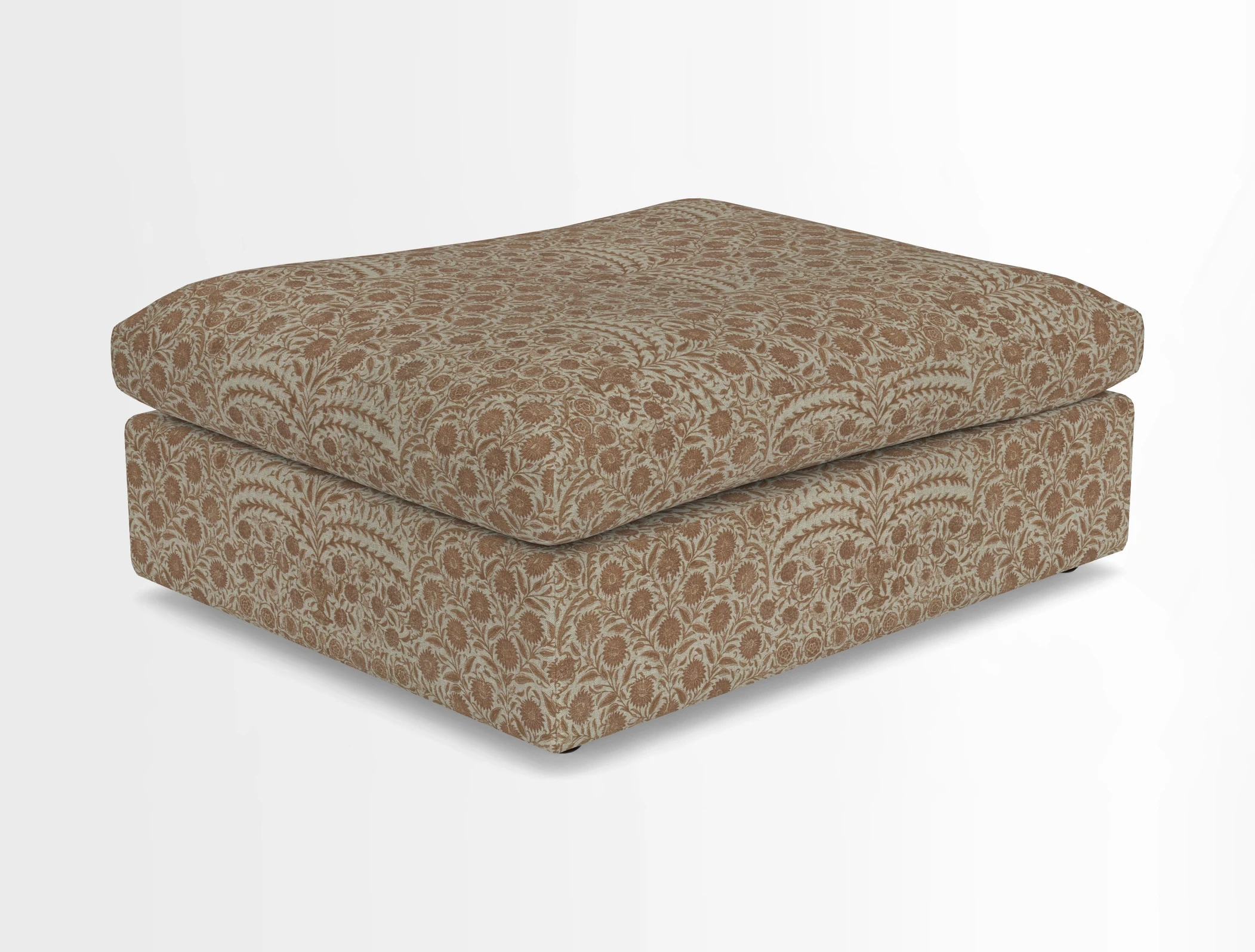 Big Softie Footstool in Two Tone Plain Biscuit