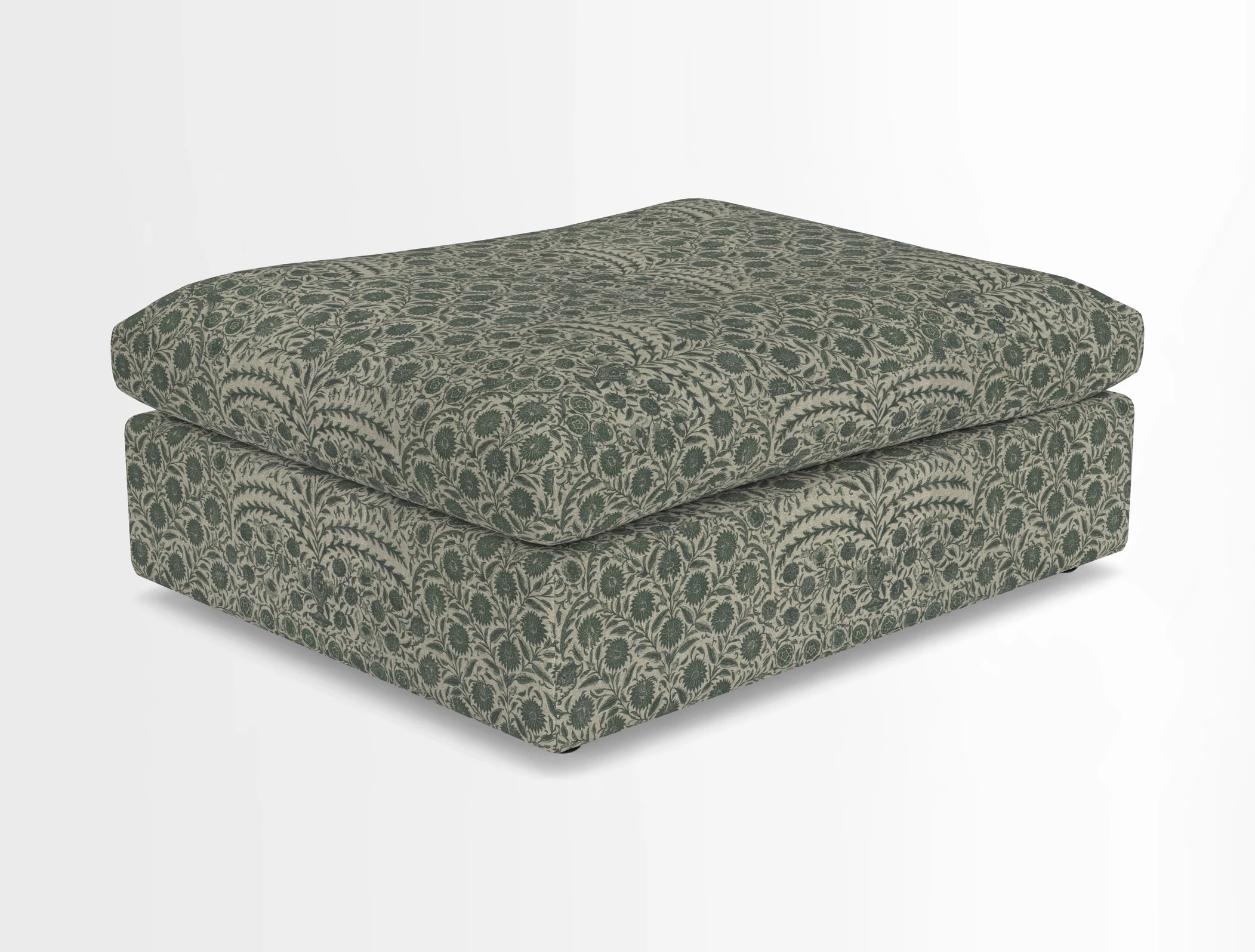 Big Softie Footstool in Two Tone Plain Biscuit