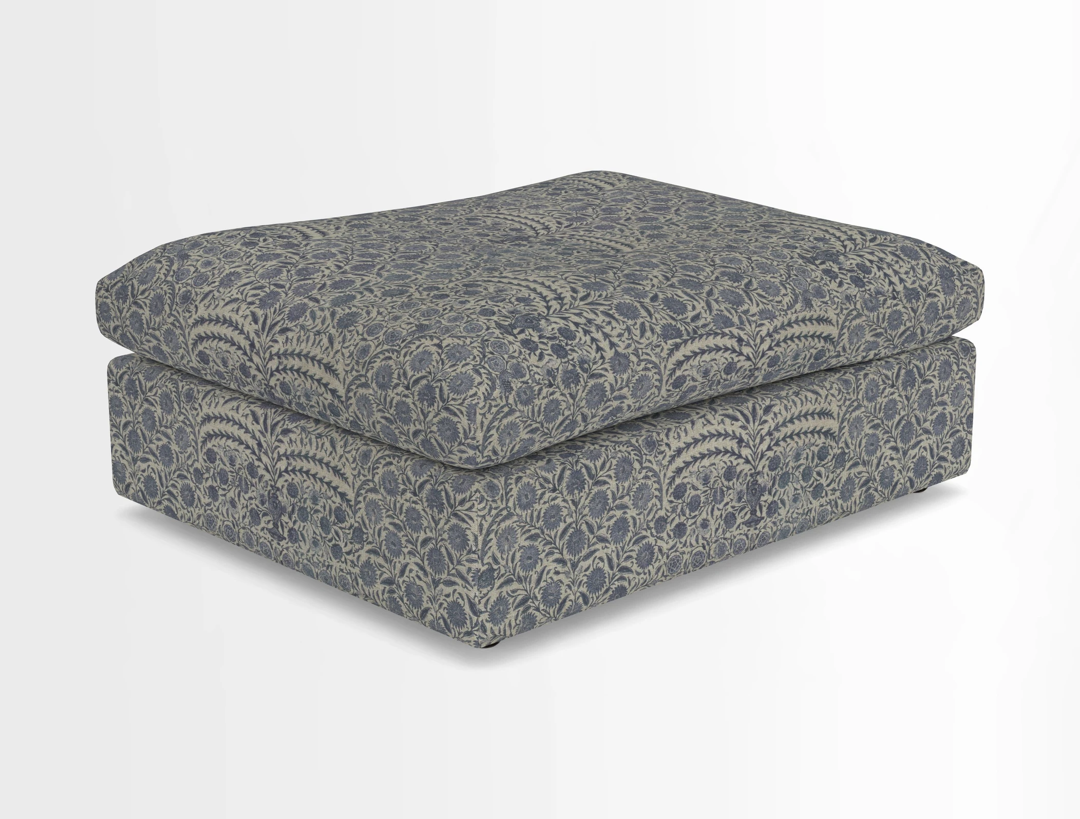 Big Softie Footstool in Two Tone Plain Biscuit