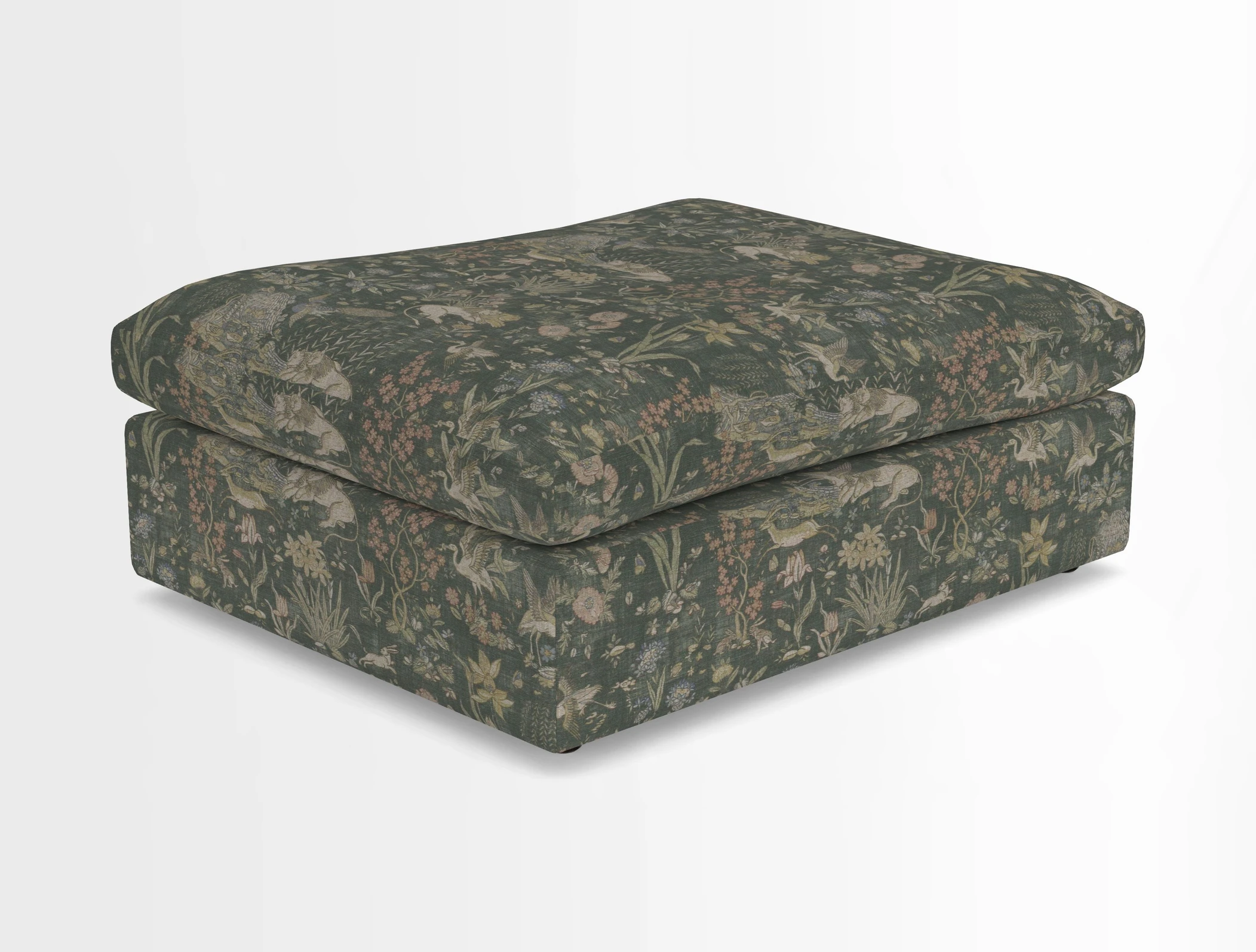 Big Softie Footstool in Two Tone Plain Biscuit
