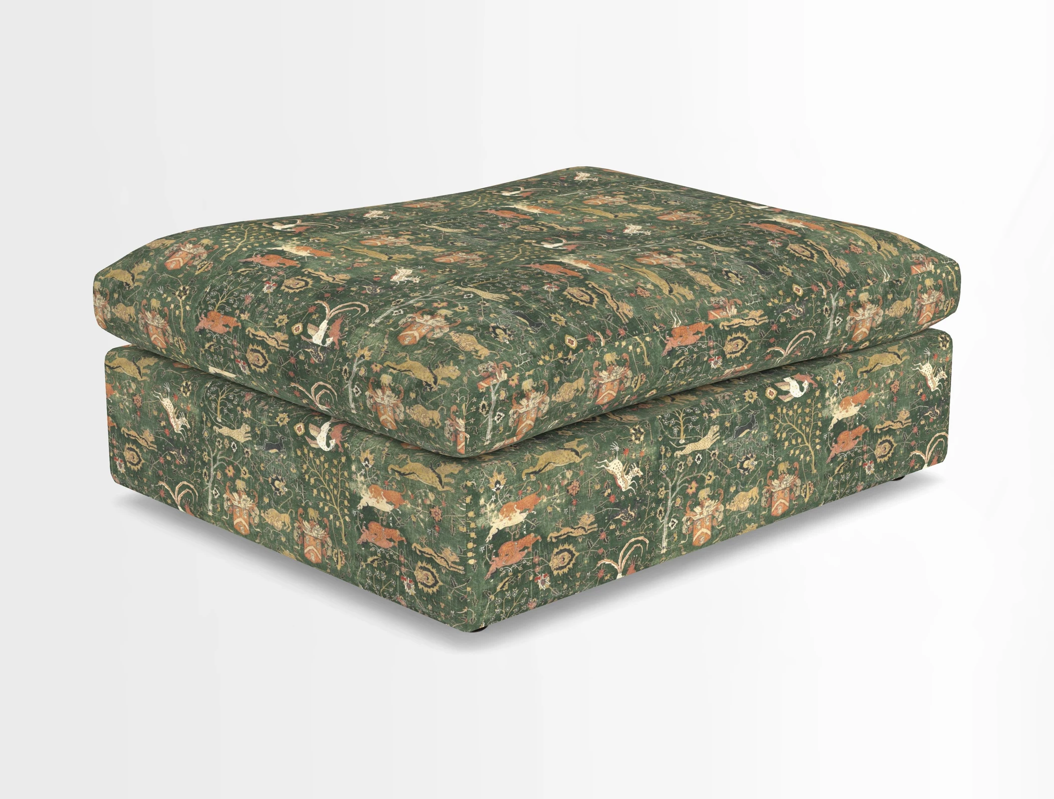 Big Softie Footstool in Two Tone Plain Biscuit