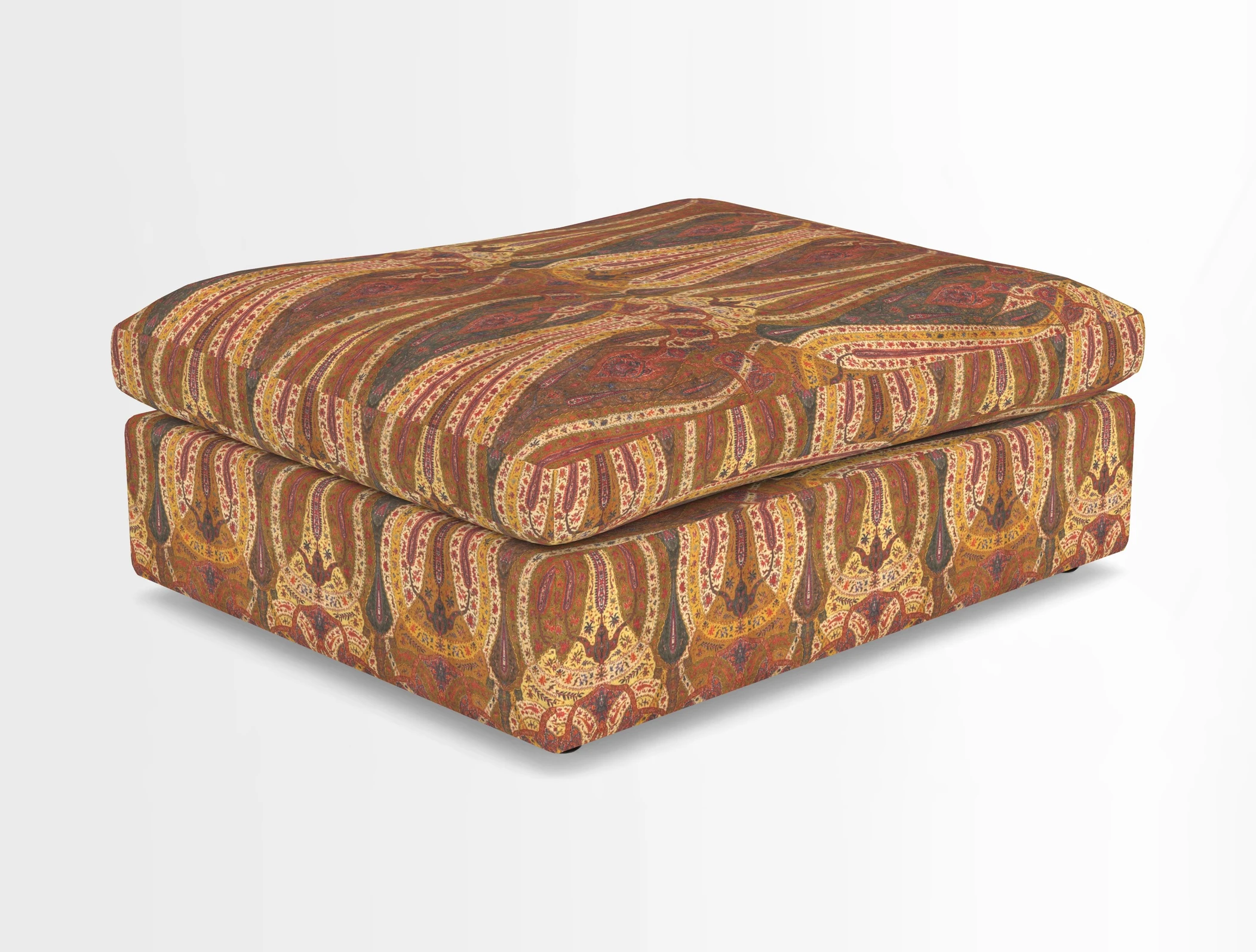 Big Softie Footstool in Two Tone Plain Biscuit