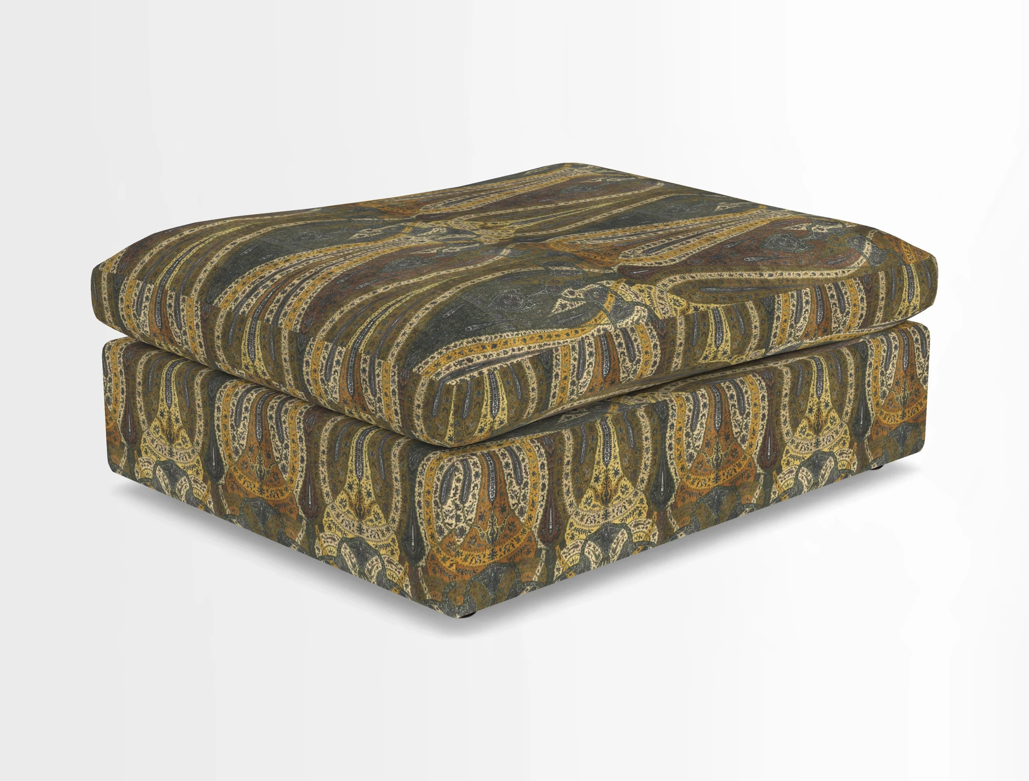 Big Softie Footstool in Two Tone Plain Biscuit