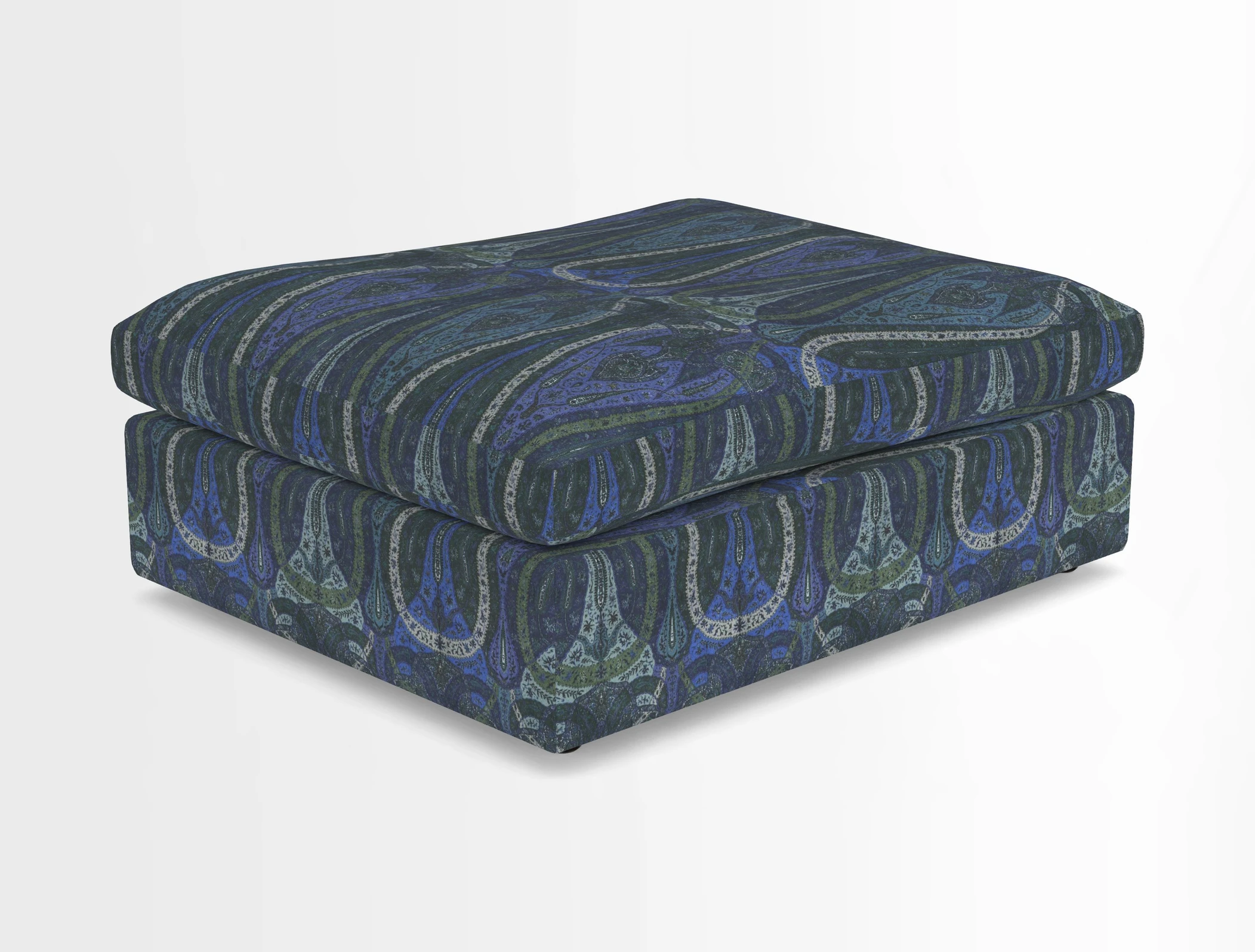 Big Softie Footstool in Two Tone Plain Biscuit