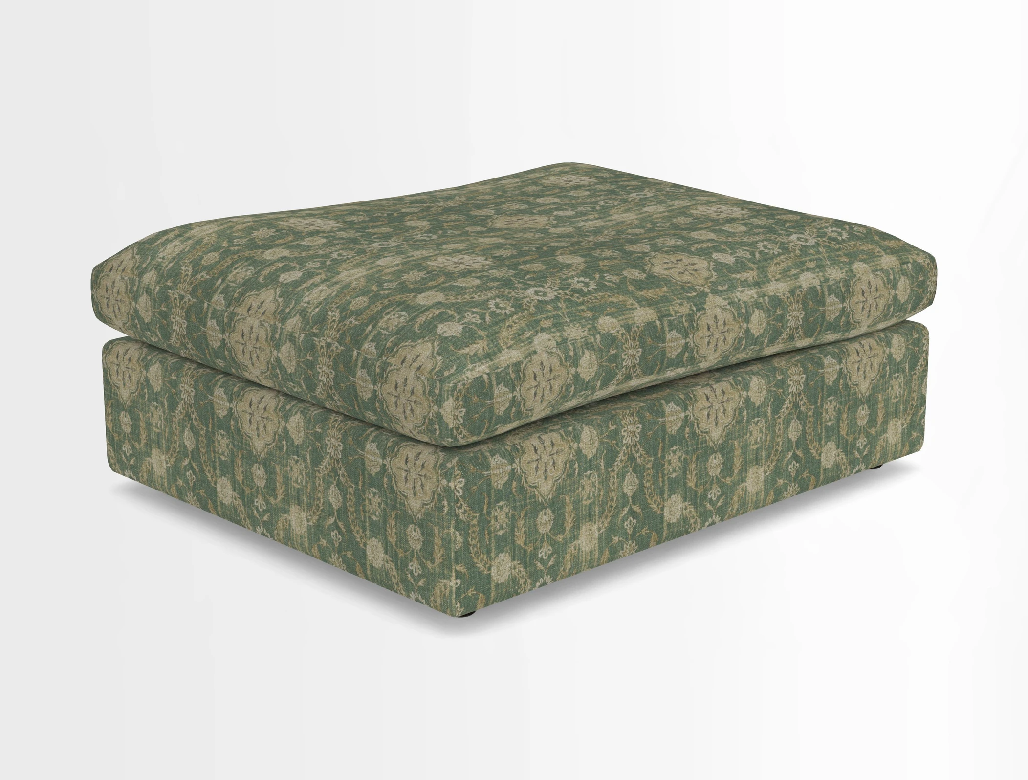 Big Softie Footstool in Two Tone Plain Biscuit