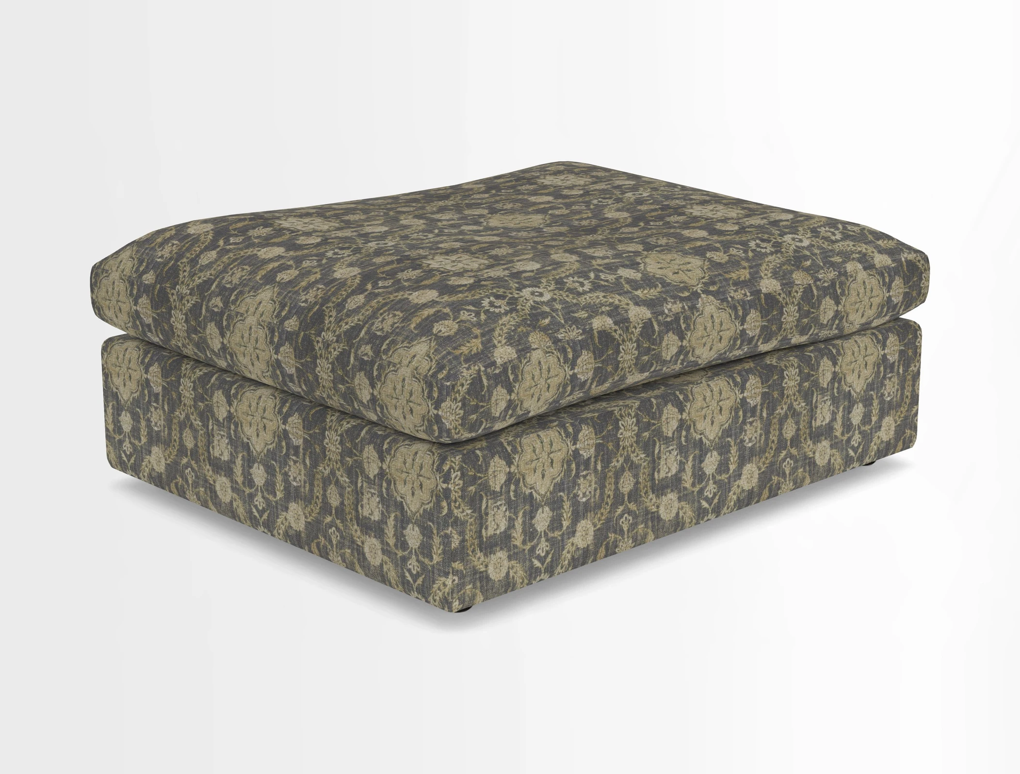 Big Softie Footstool in Two Tone Plain Biscuit