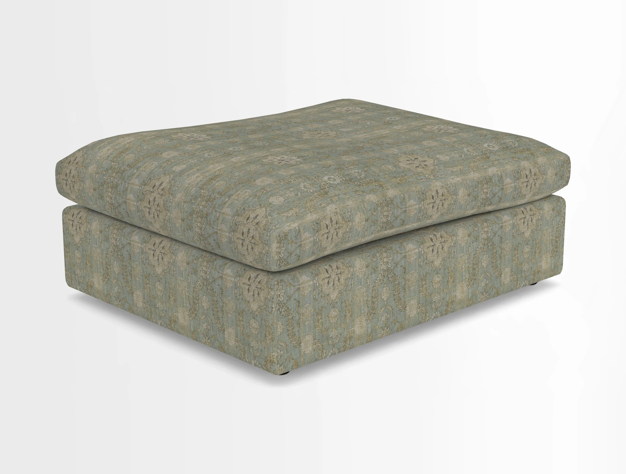 Big Softie Footstool in Two Tone Plain Biscuit