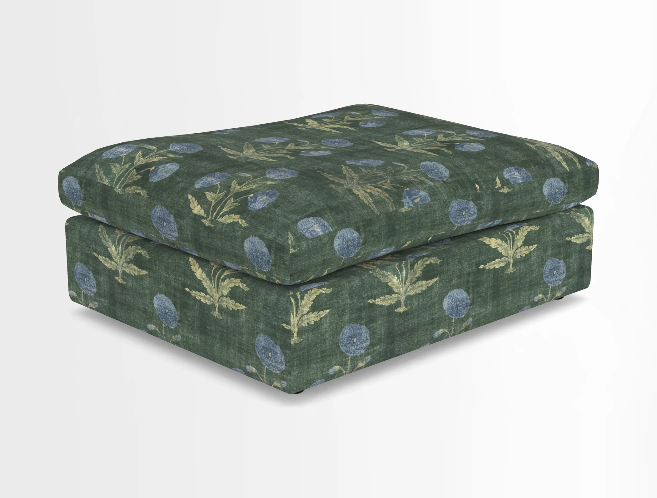 Big Softie Footstool in Two Tone Plain Biscuit